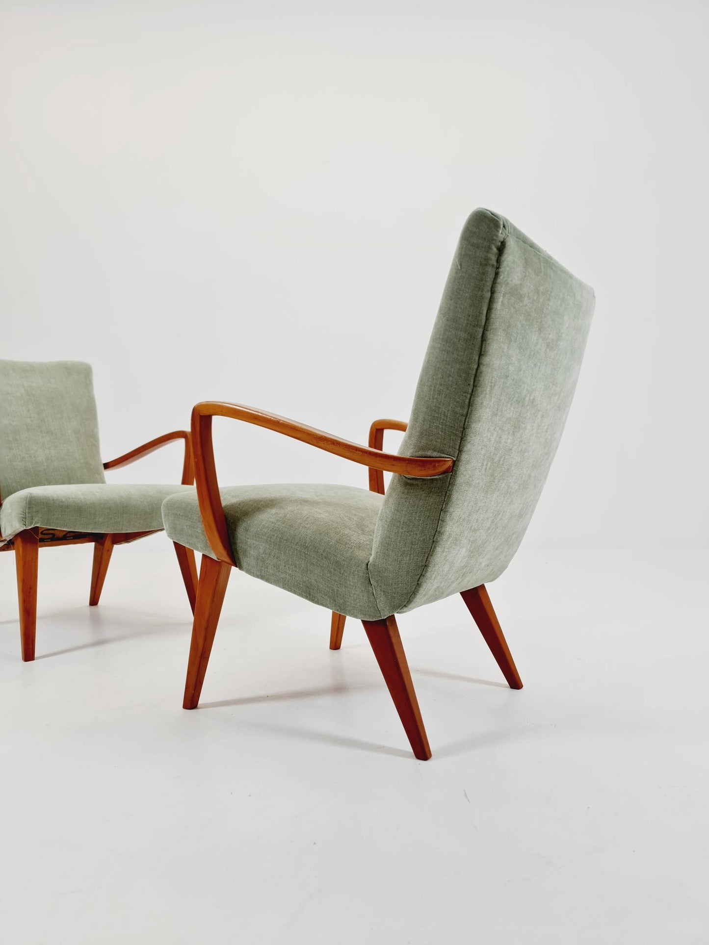 Midcentury easy chairs by Walter Knoll for Knoll Antimott , Germany, 1960s, Set of 2