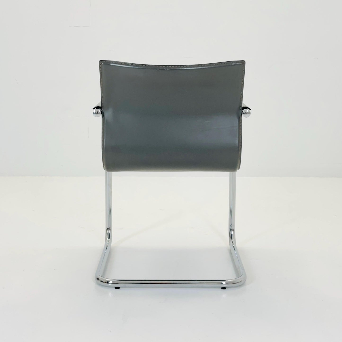 Mid century Italian Cantilever MG15 leather Armchair by Matteo Grassi, 1970s