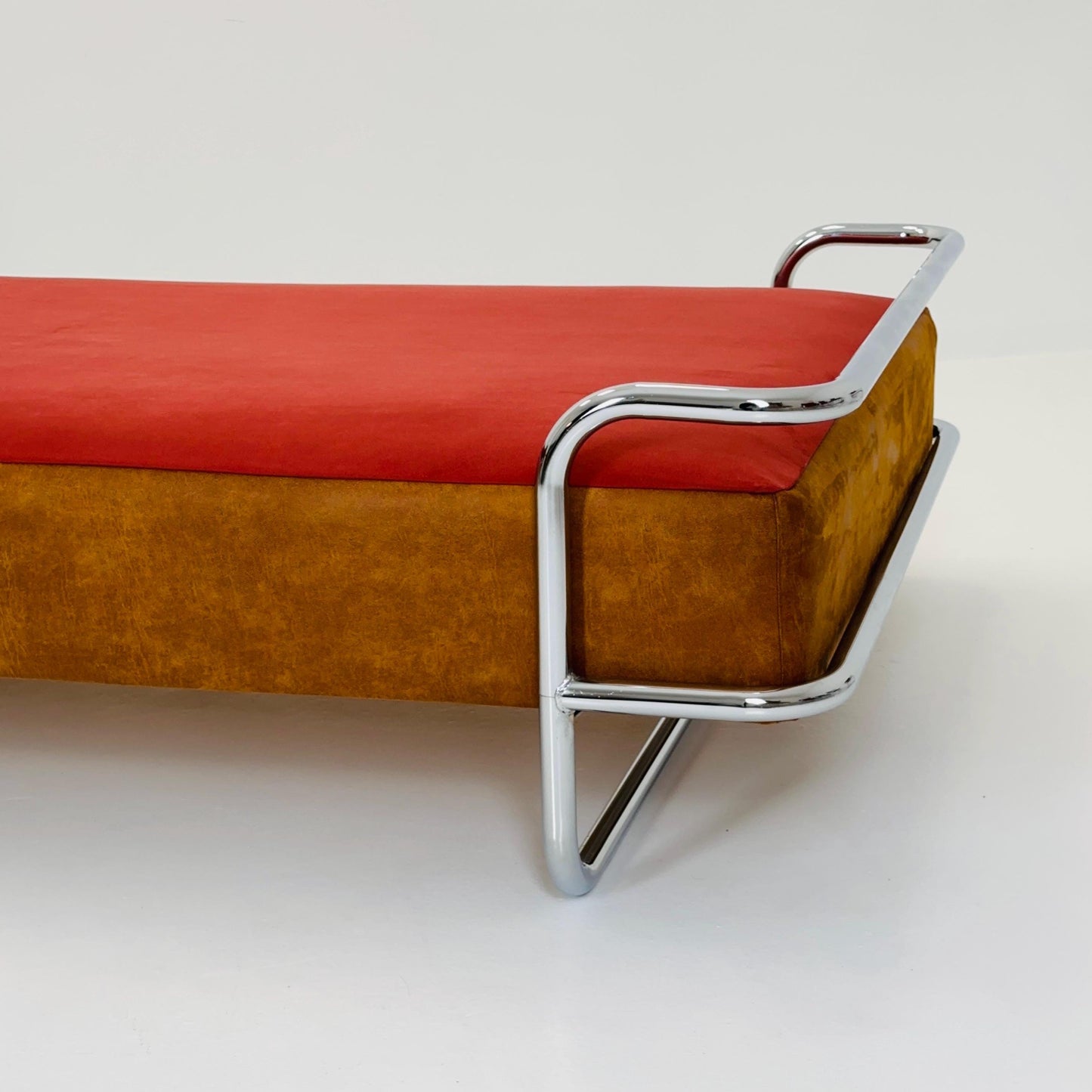 Mid century Iconic Bauhaus Vintage IKEA KROMVIK Chrome Bed by Knut Hagberg, 1980s Sweden