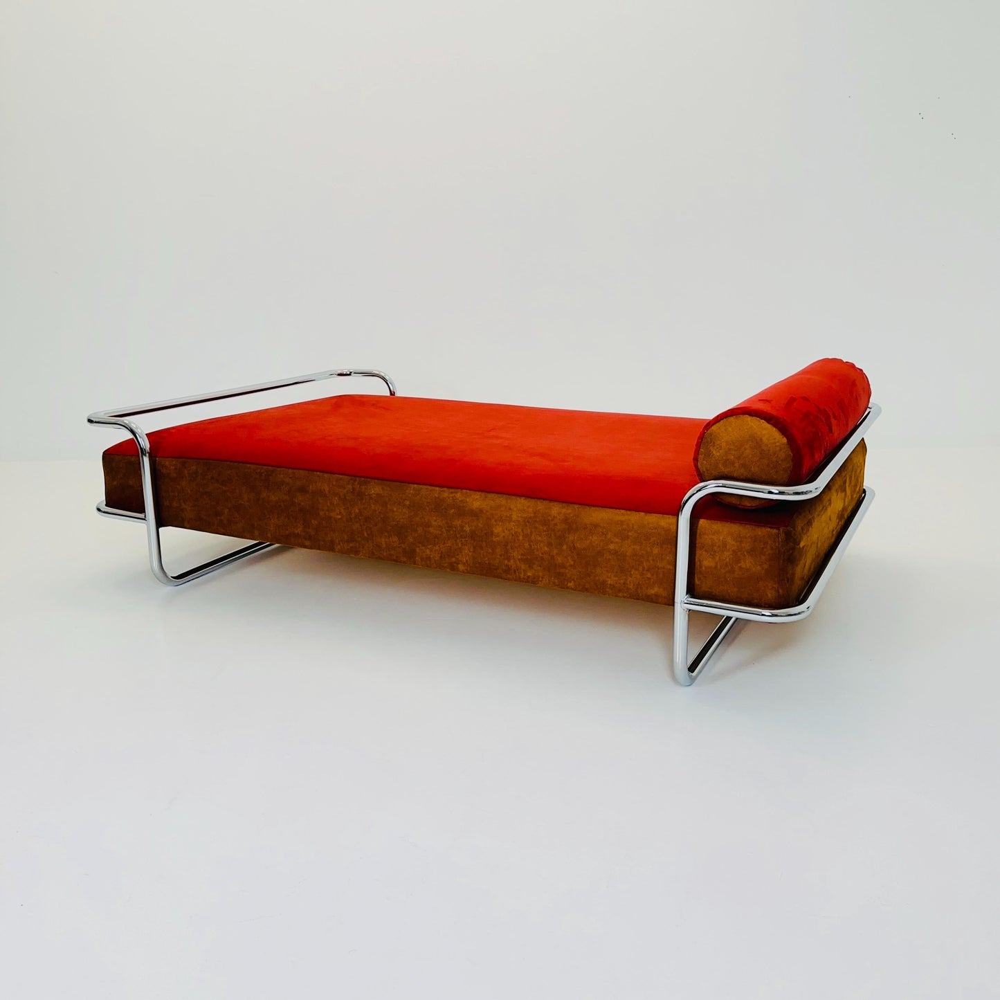 Mid century Iconic Bauhaus Vintage IKEA KROMVIK Chrome Bed by Knut Hagberg, 1980s Sweden