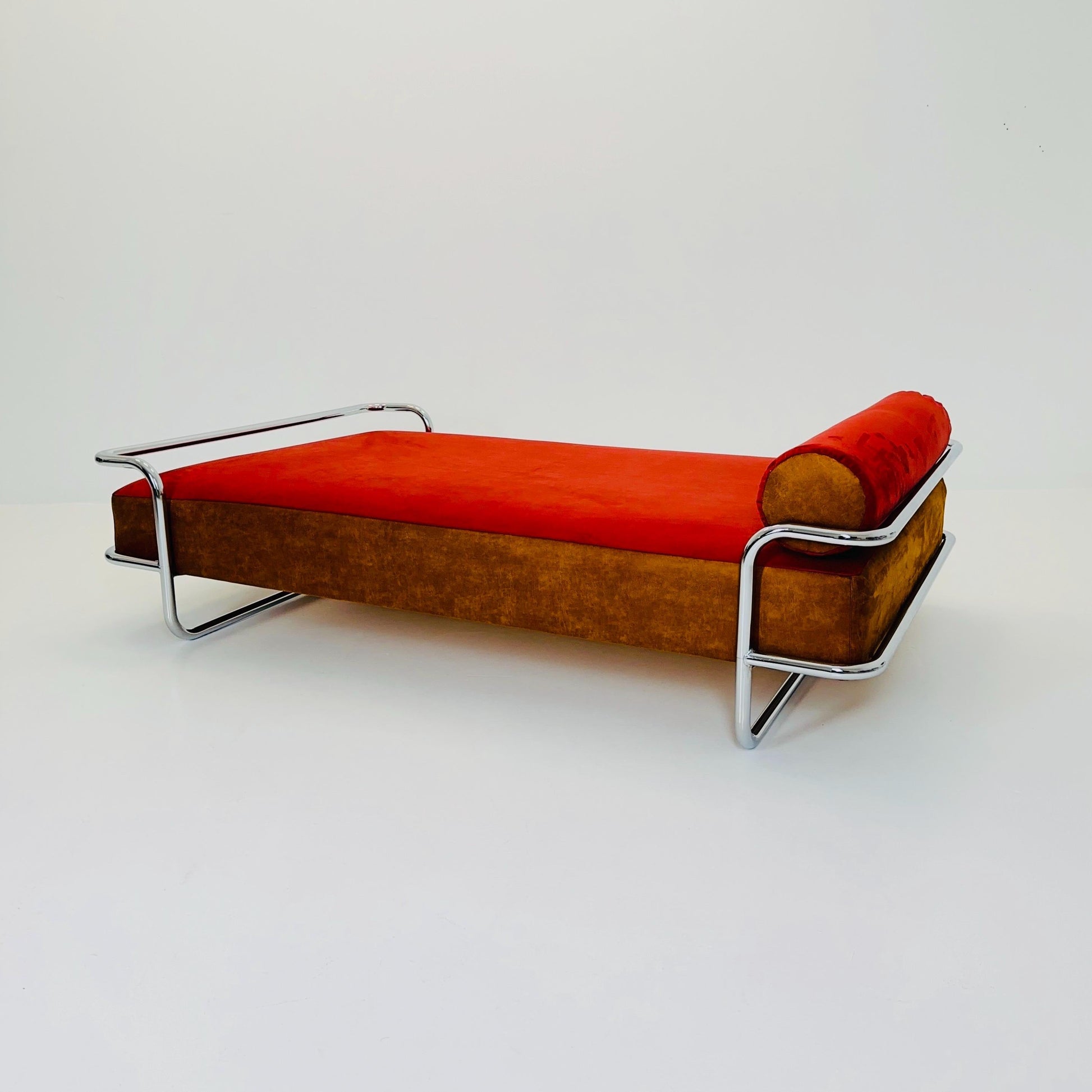 Mid century Iconic Bauhaus Vintage IKEA KROMVIK Chrome Bed by Knut Hagberg, 1980s Sweden
