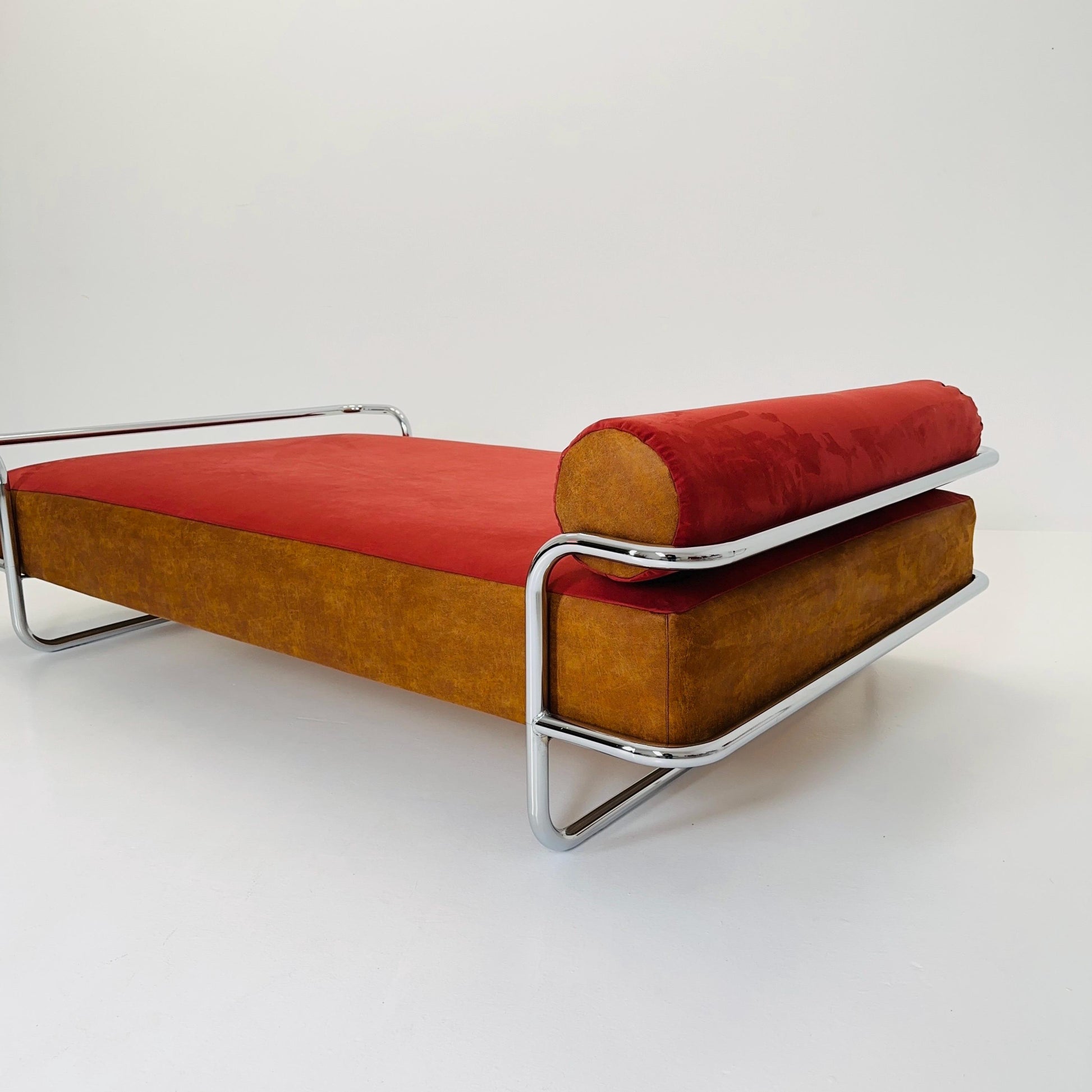 Mid century Iconic Bauhaus Vintage IKEA KROMVIK Chrome Bed by Knut Hagberg, 1980s Sweden