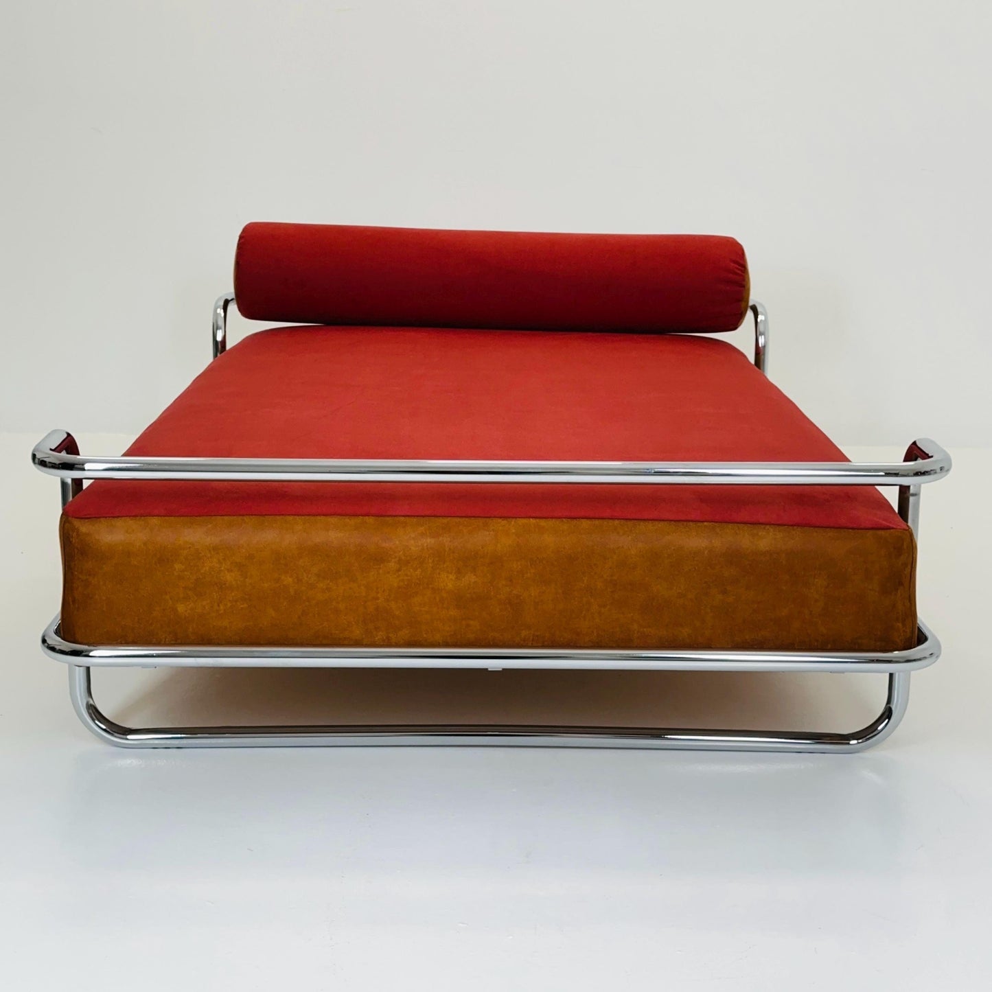 Mid century Iconic Bauhaus Vintage IKEA KROMVIK Chrome Bed by Knut Hagberg, 1980s Sweden