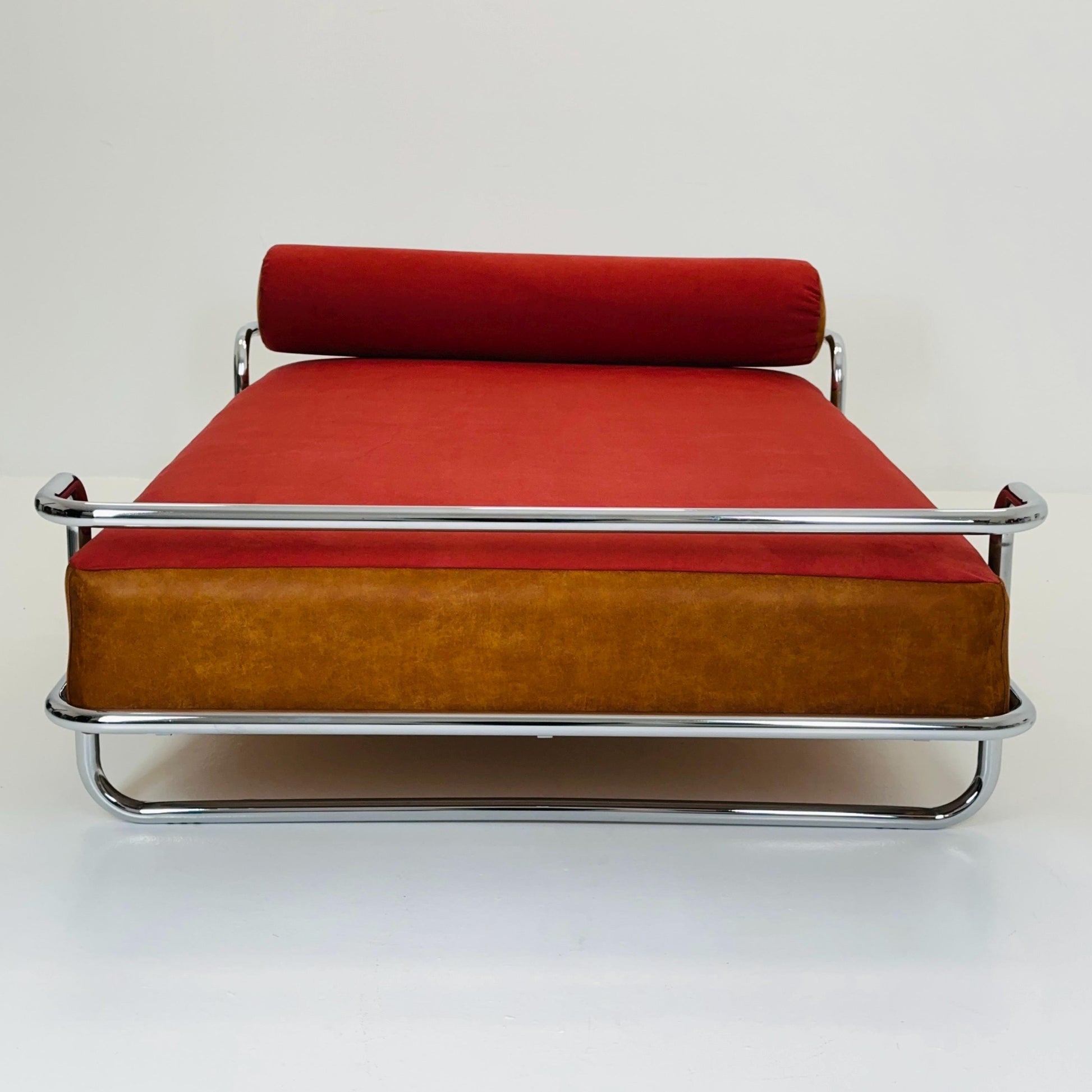 Mid century Iconic Bauhaus Vintage IKEA KROMVIK Chrome Bed by Knut Hagberg, 1980s Sweden
