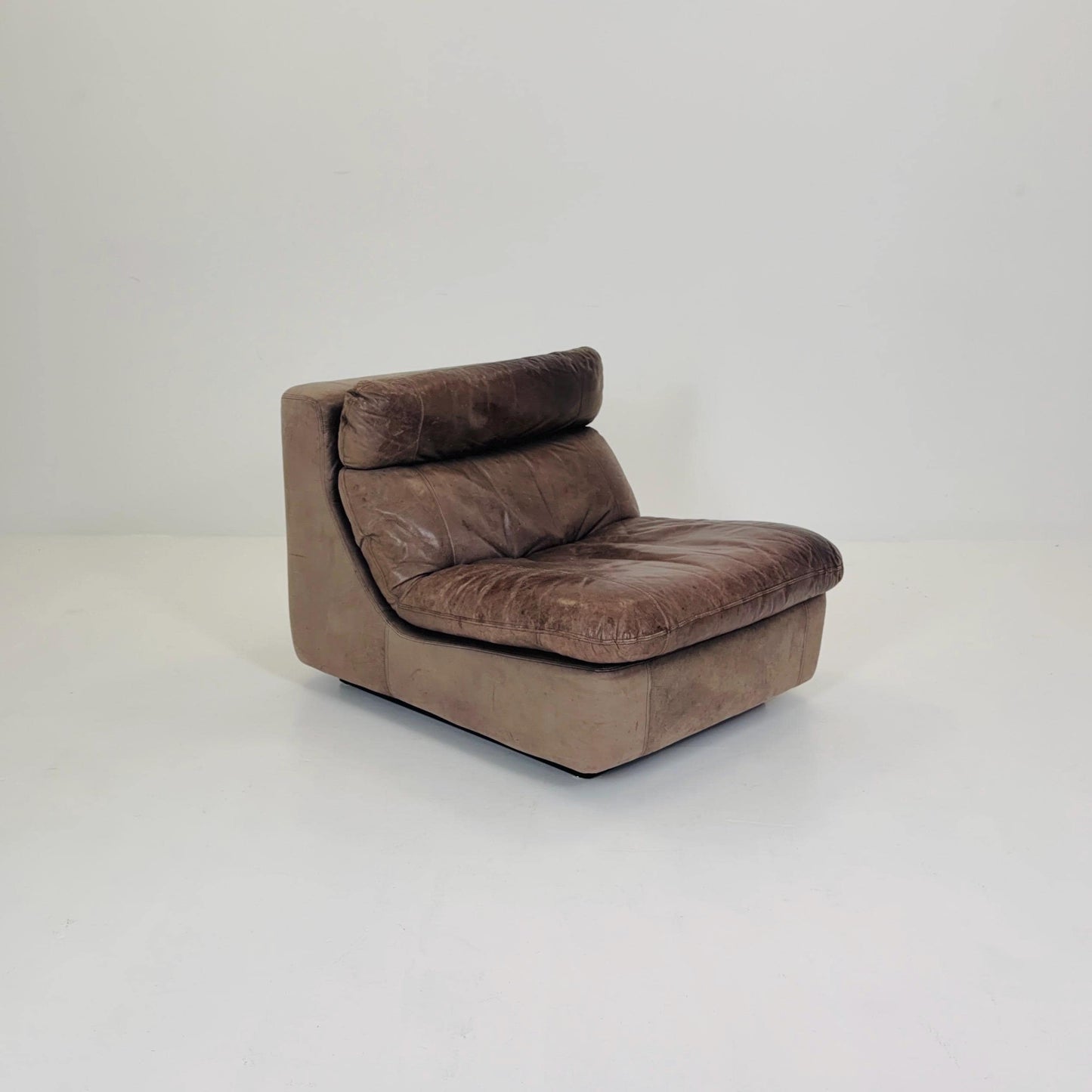 Mid-Century Leather Lounge Chair by Kill International, Germany 1970s