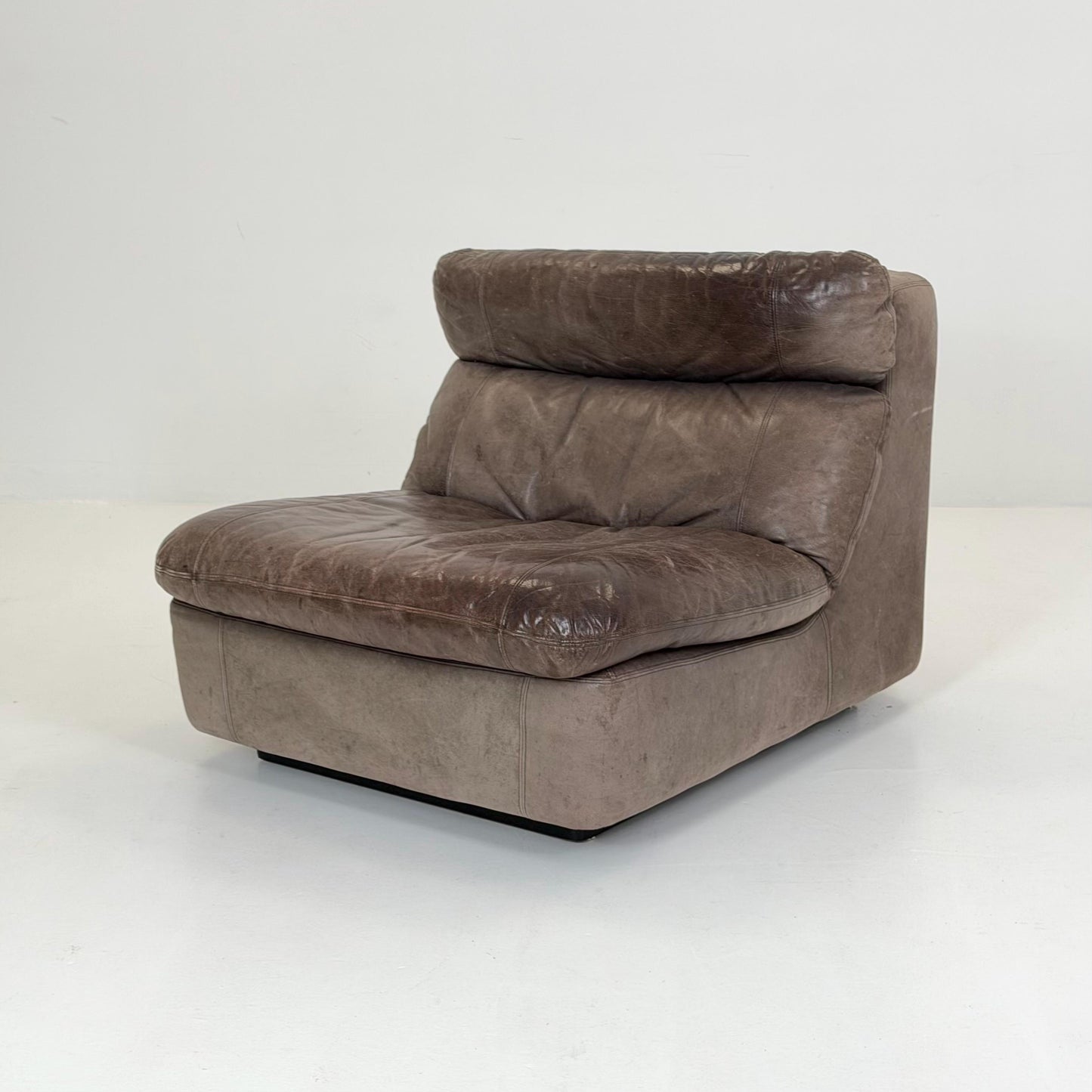 Mid-Century Leather Lounge Chair by Kill International, Germany 1970s