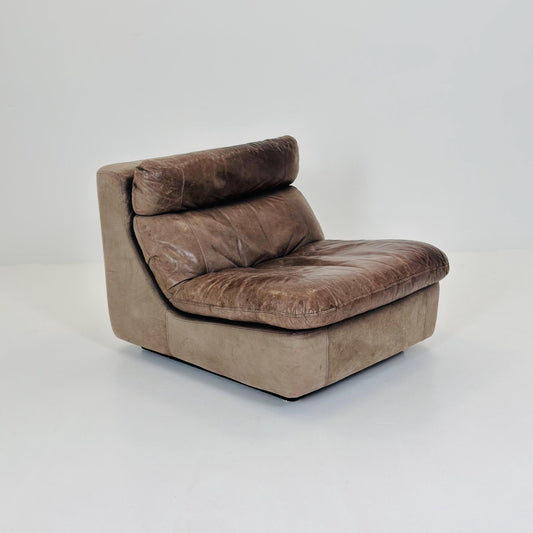 Mid-Century Leather Lounge Chair by Kill International, Germany 1970s