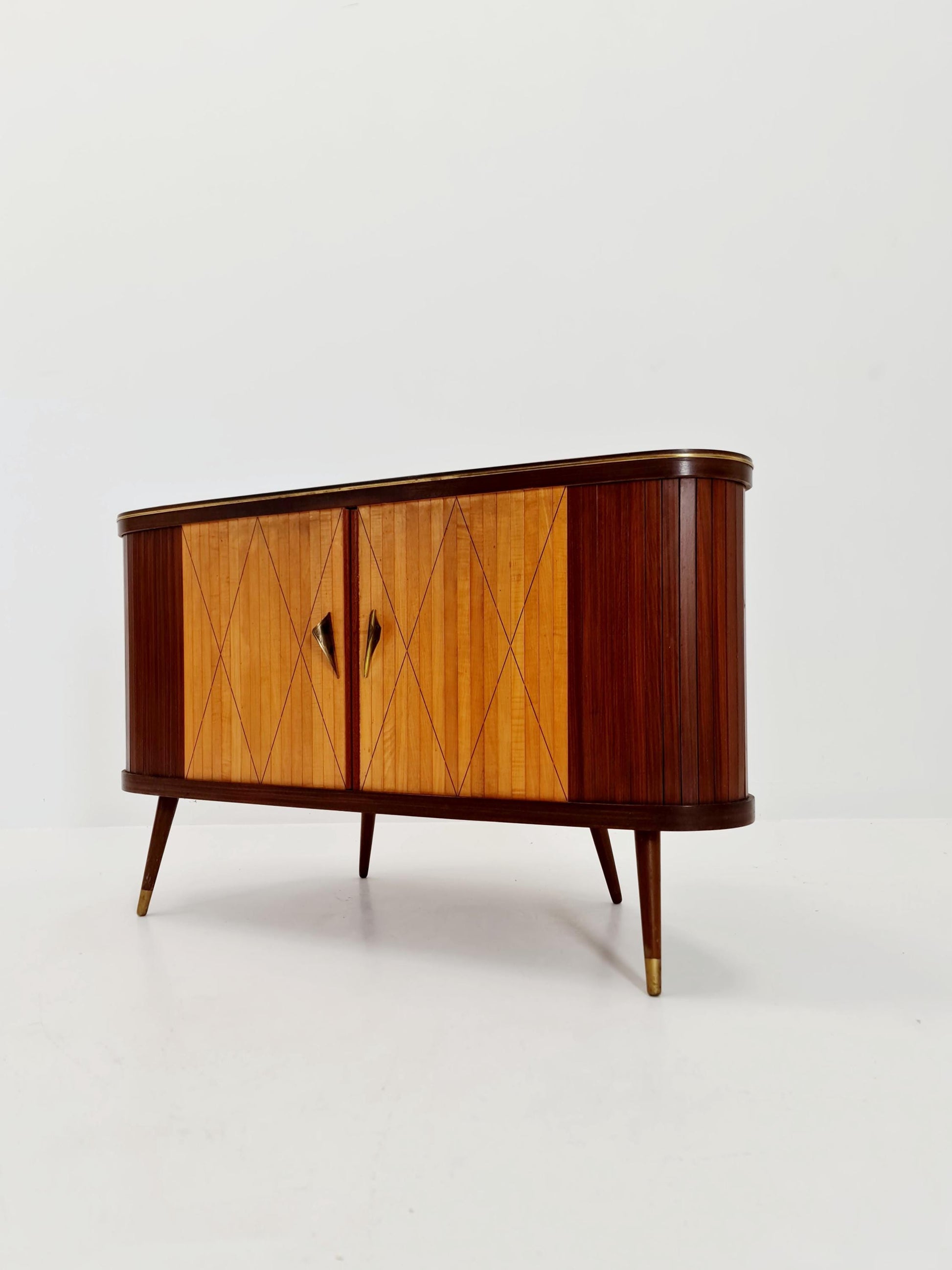 Rare Mid century Corner German bar/ sideboard, 1950s