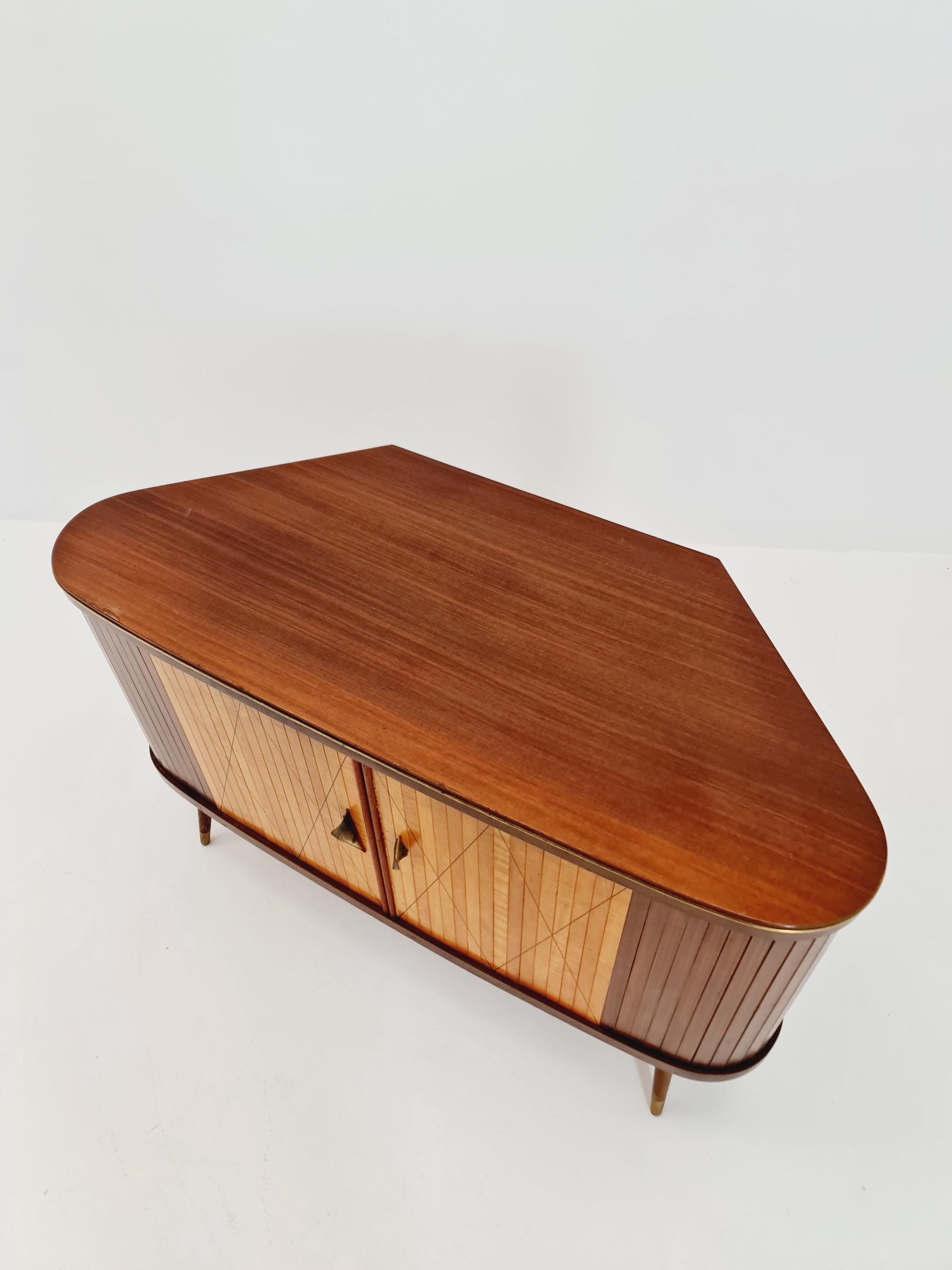 Rare Mid century Corner German bar/ sideboard, 1950s