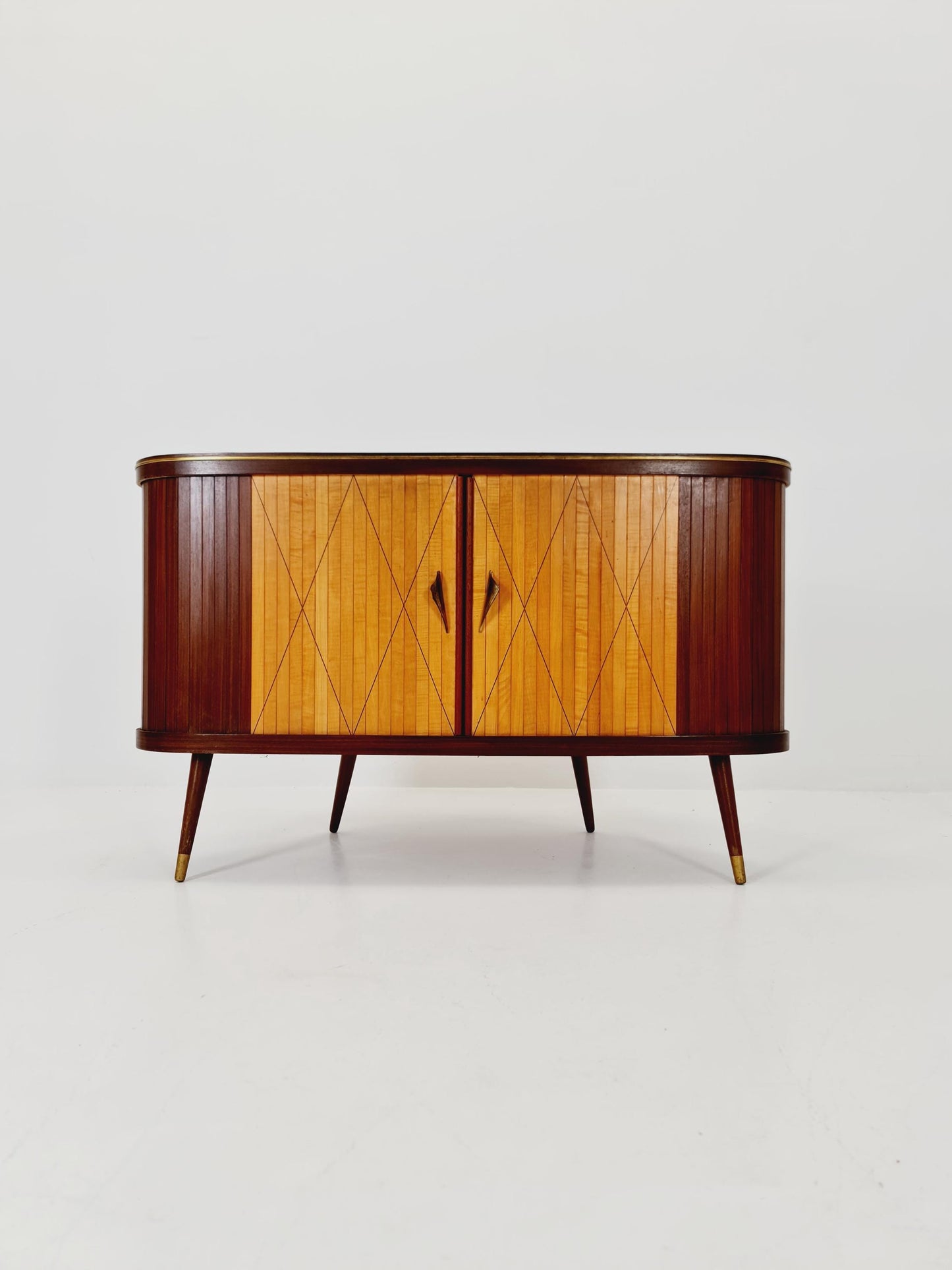 Rare Mid century Corner German bar/ sideboard, 1950s