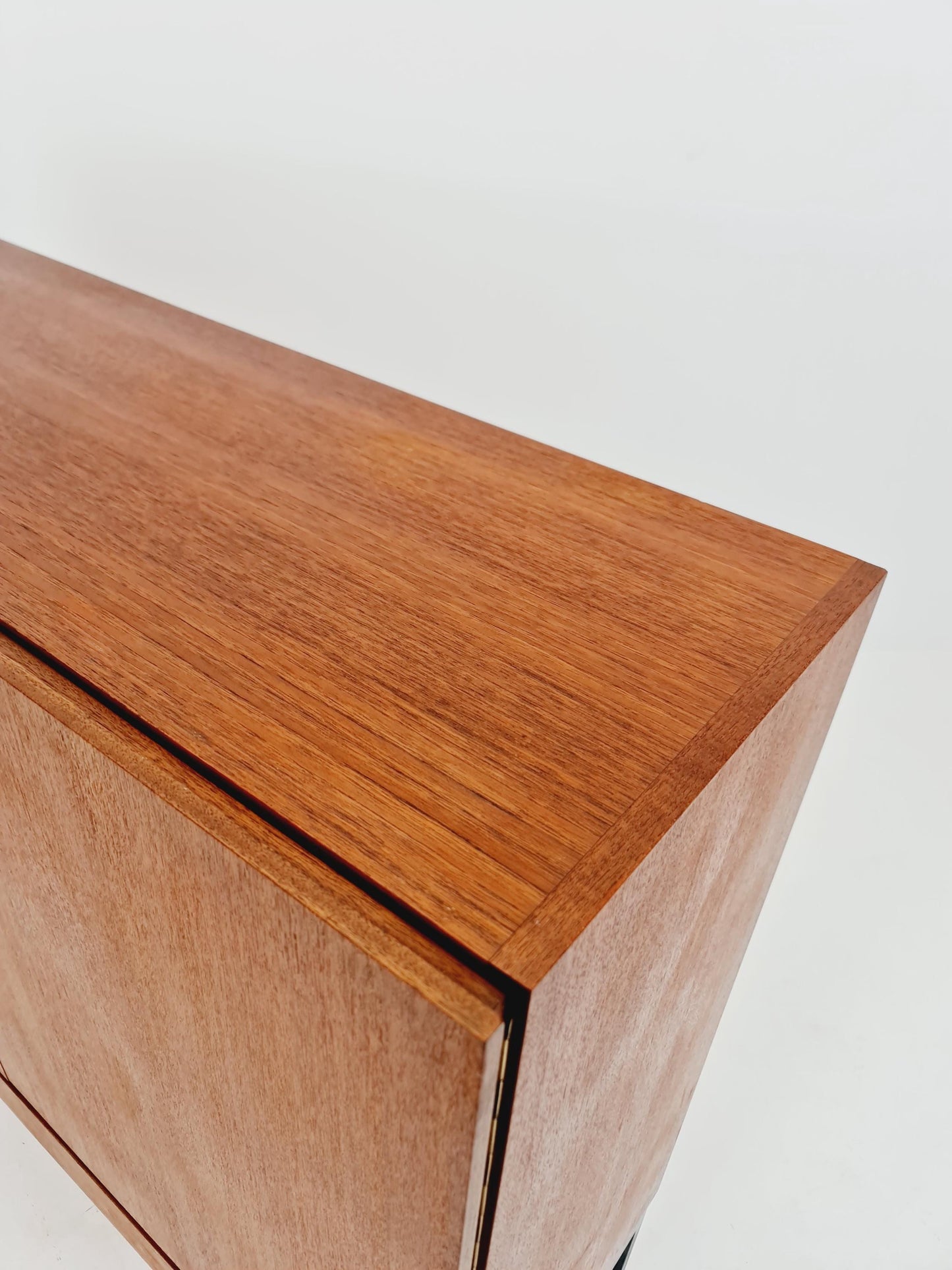 Rare Mid Century Modern Teak German Highboard By Dieter Waeckerlin for Behr Model S21 , 1950s