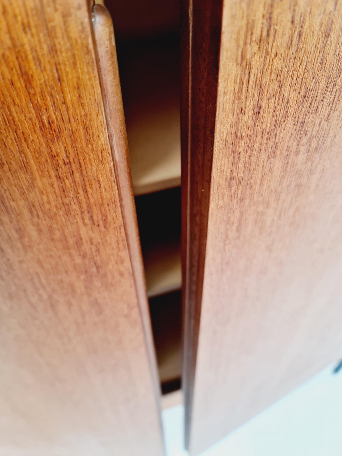 Rare Mid Century Modern Teak German Highboard By Dieter Waeckerlin for Behr Model S21 , 1950s