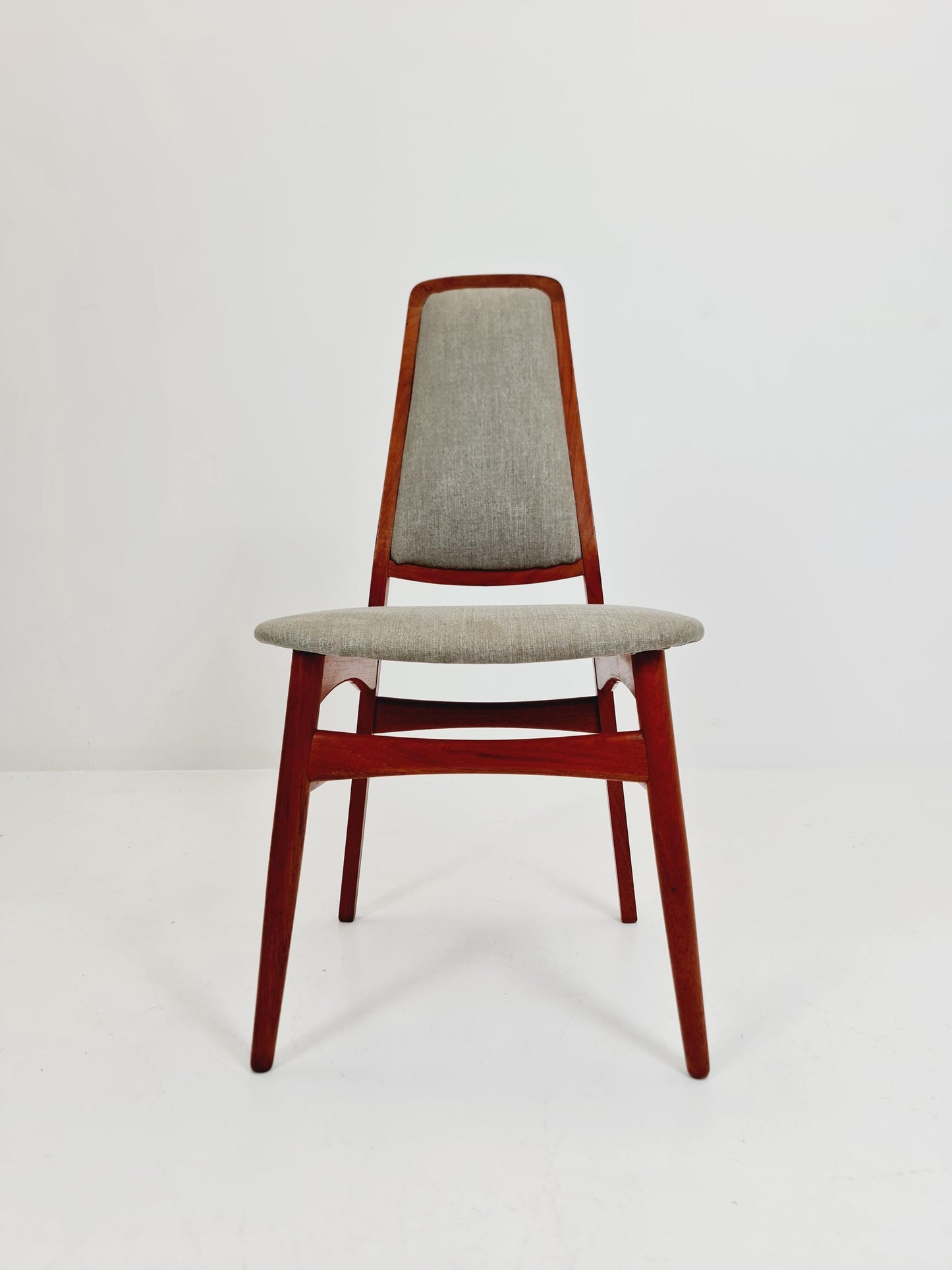 Vintage Danish solid teak dining chair by Vamdrup Stolfabrik , 1960s,