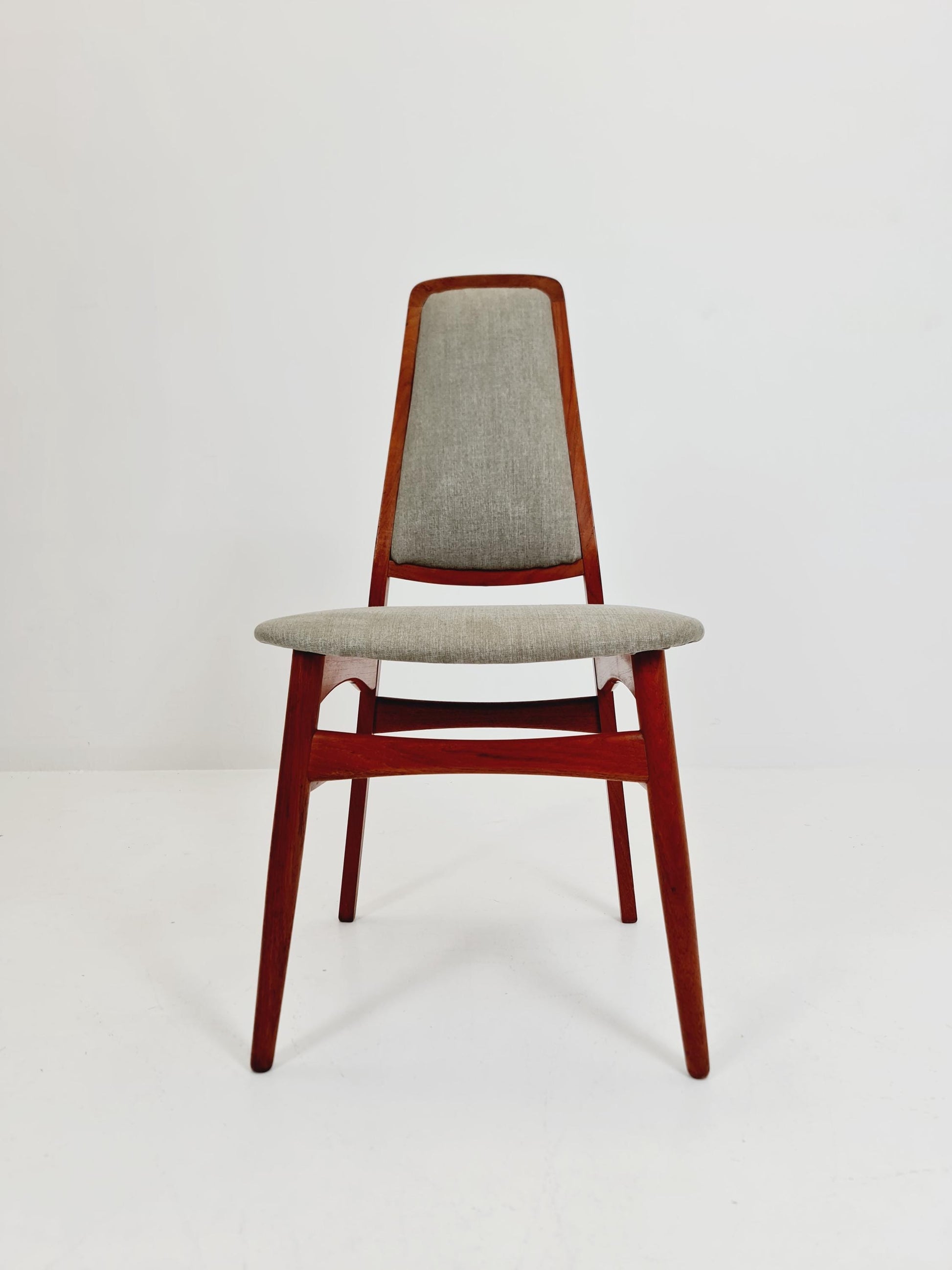 Vintage Danish solid teak dining chair by Vamdrup Stolfabrik , 1960s,
