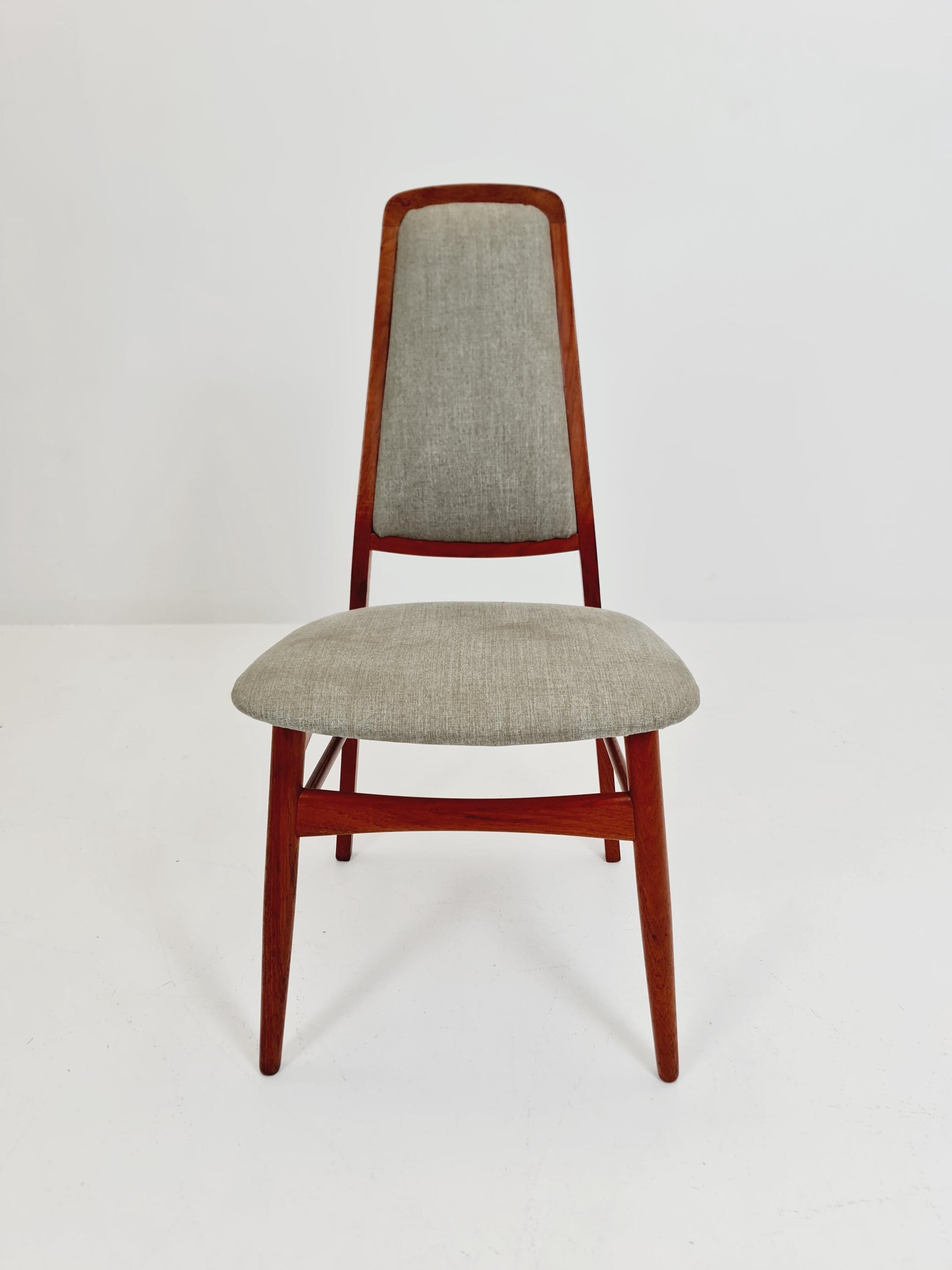 Vintage Danish solid teak dining chair by Vamdrup Stolfabrik , 1960s,