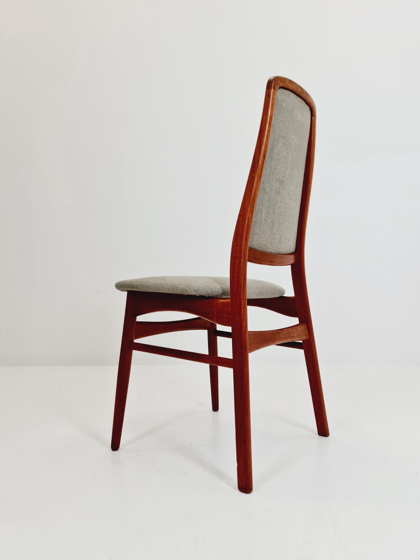 Vintage Danish solid teak dining chair by Vamdrup Stolfabrik , 1960s,