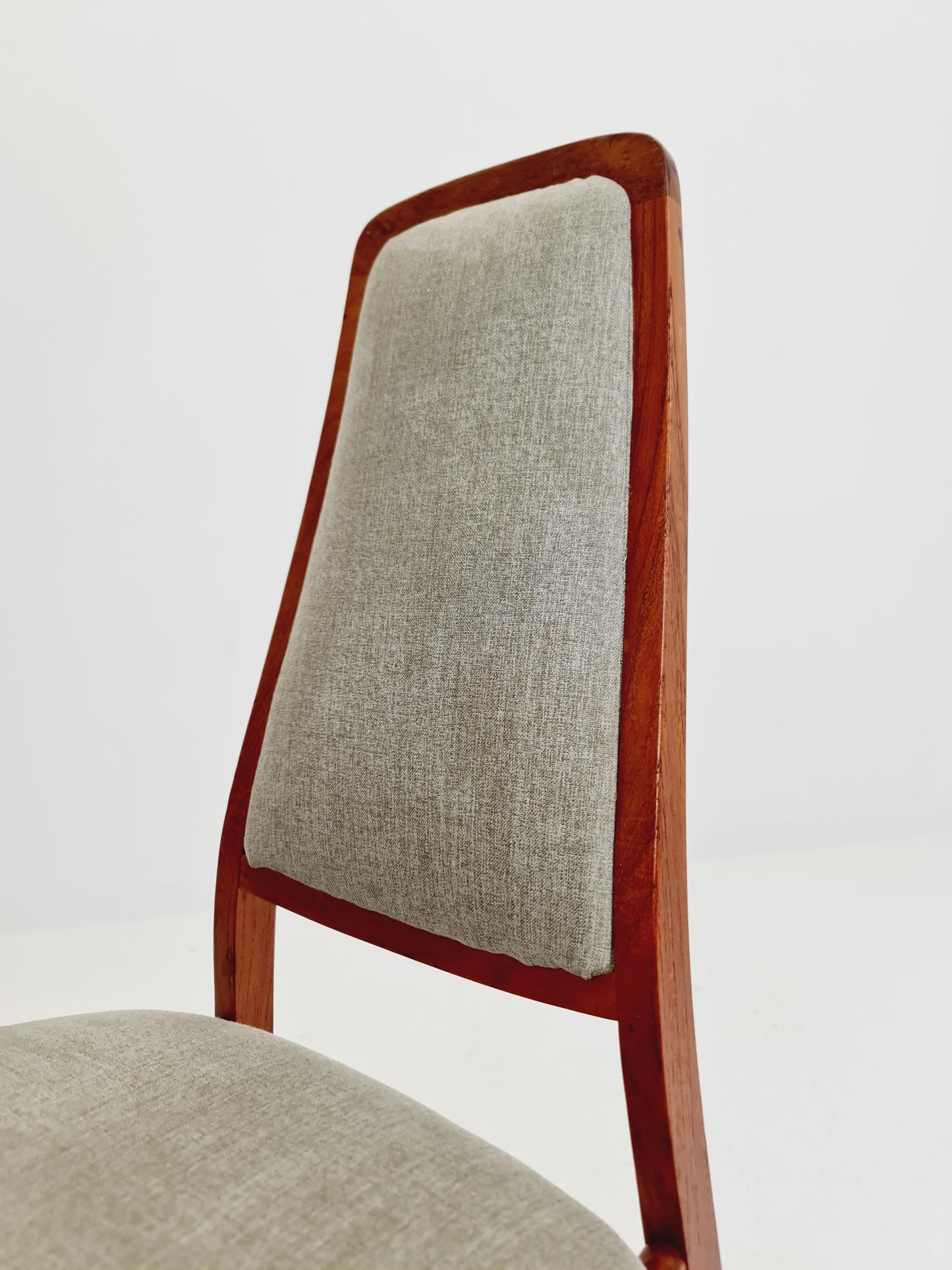 Vintage Danish solid teak dining chair by Vamdrup Stolfabrik , 1960s,