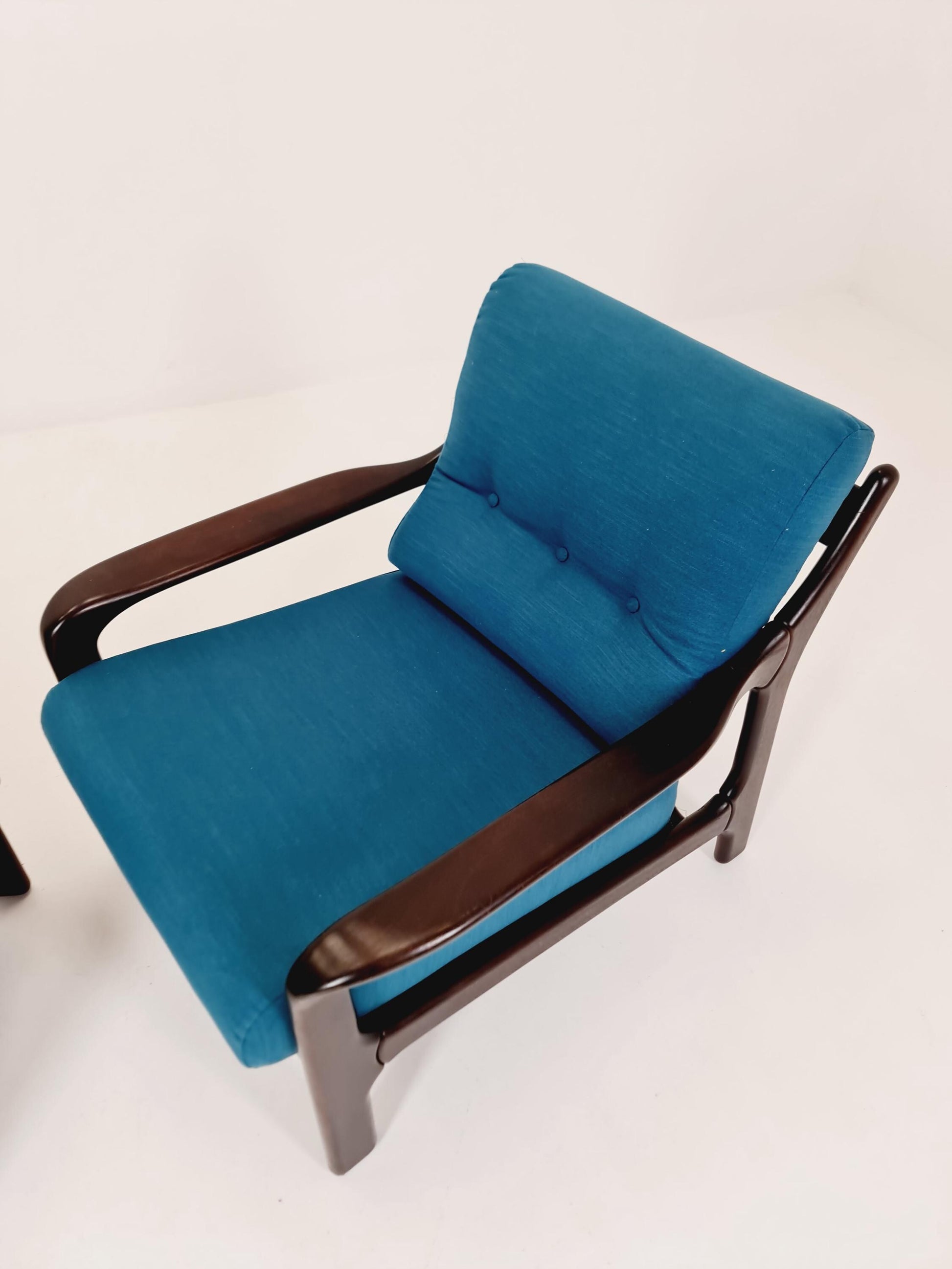 Midcentury German Set of 2 space age lounge chairs , 1970s