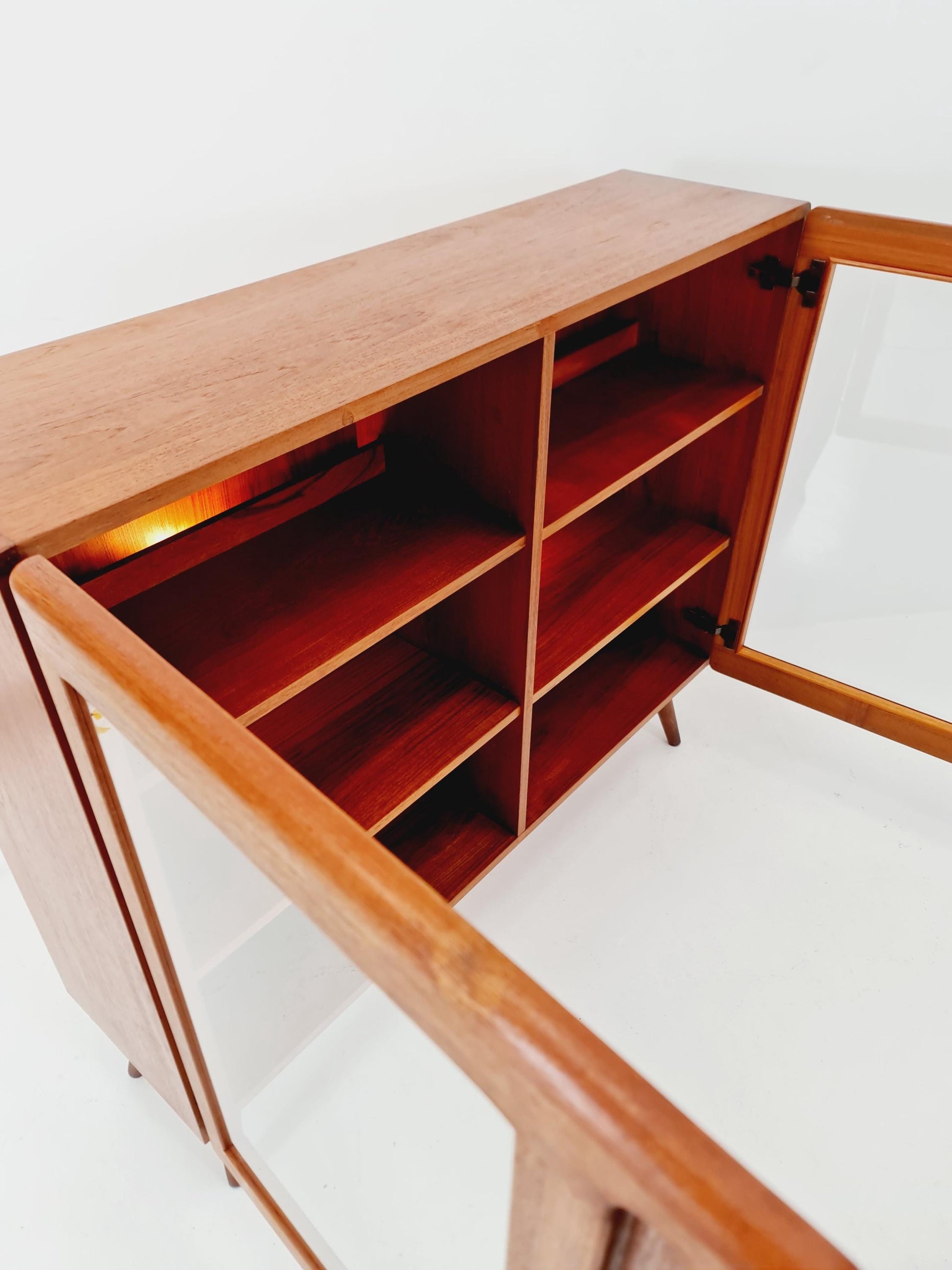 Vintage Mid century Danish Highboard Showcase , Denmark, 1960s