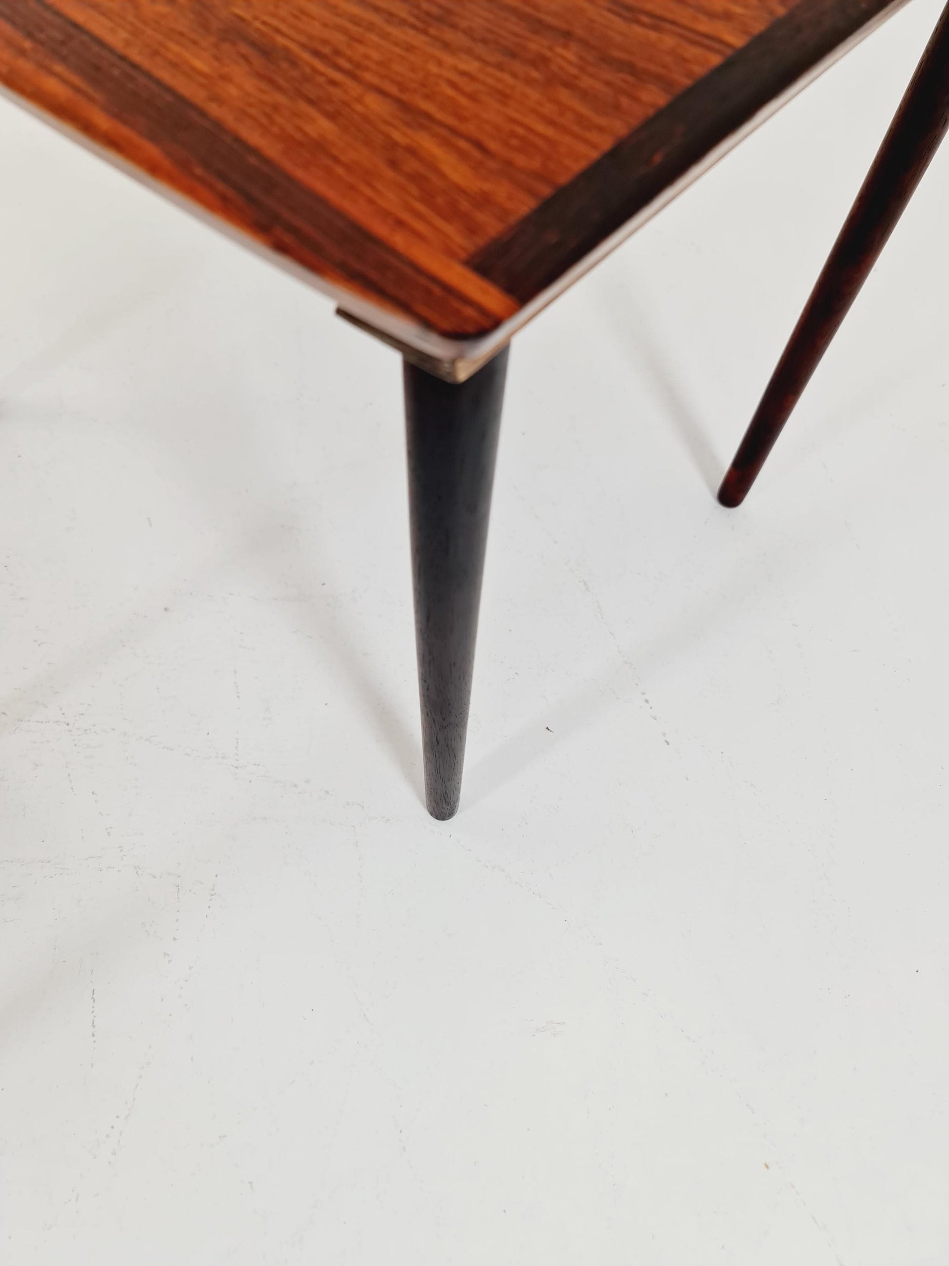 Midcentury danish Rosewood nesting tables/ side tables by Poul Jensen for selig, 1960s