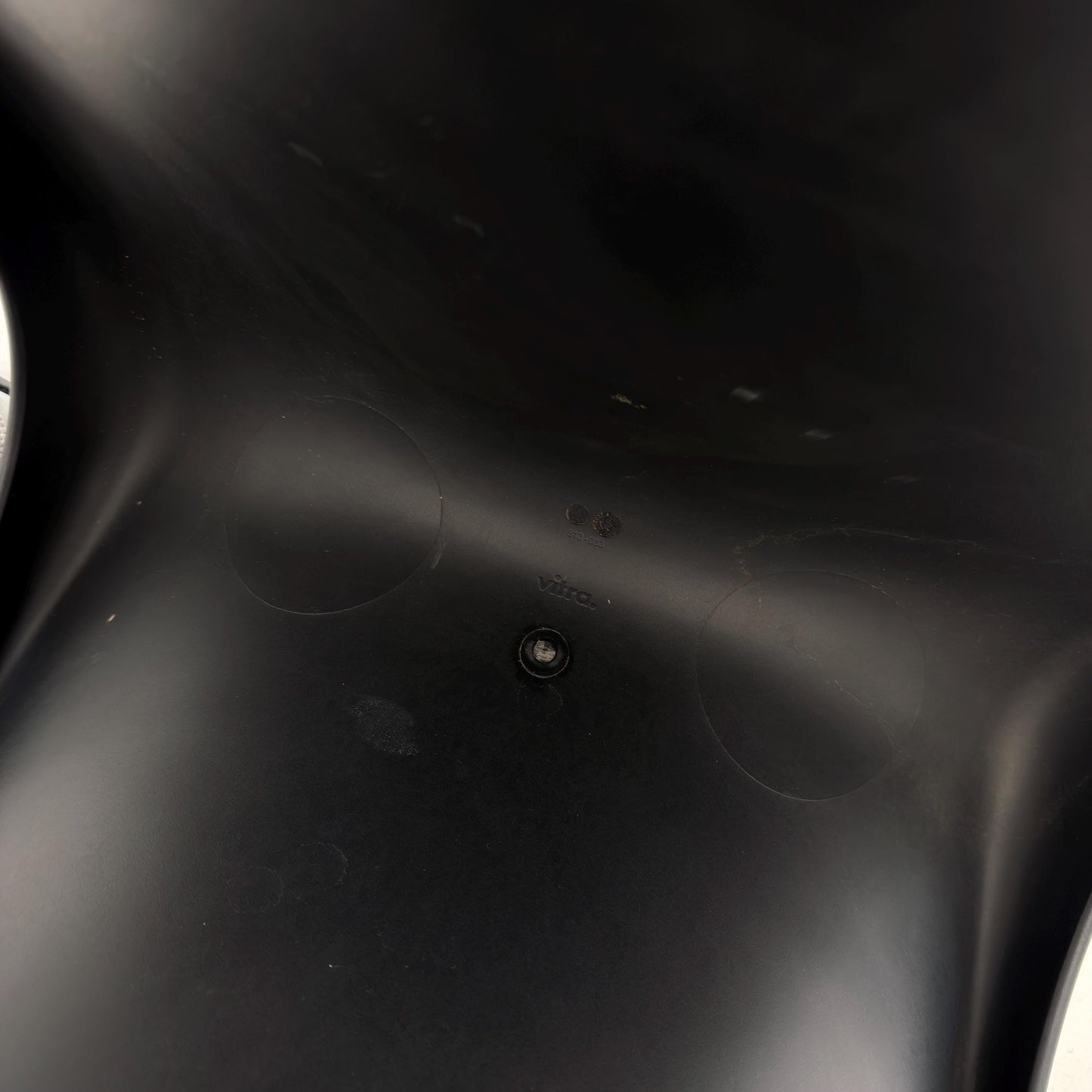 1 of 3 Orginal Limited Edition Verner Panton chair in anthrazit dark grey ABS germany by Vitra 2012