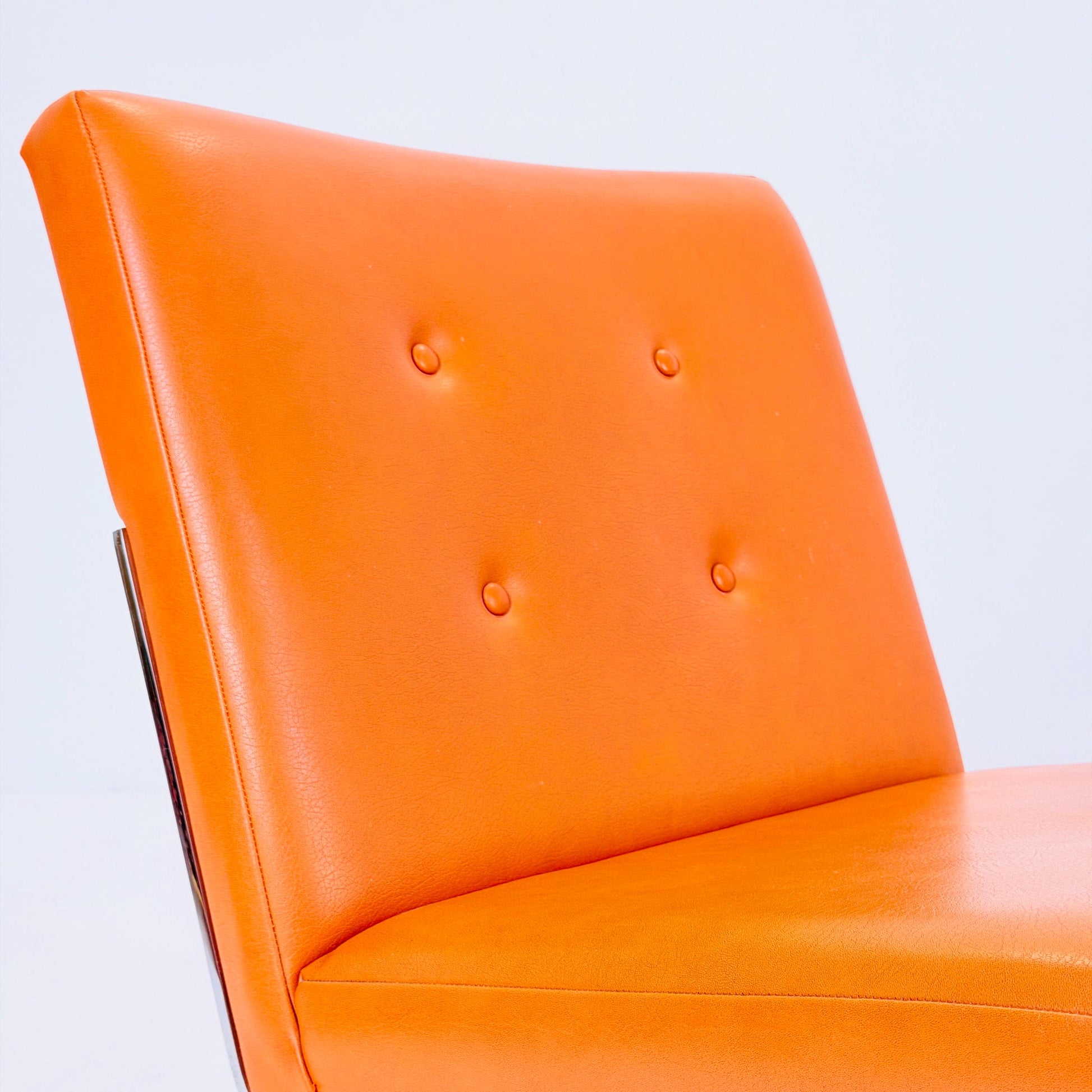 1 of 3 Mid century leather lounge Euro M1600 chair by Hans Eichenberger for Girsberger - 1960s Switzerland