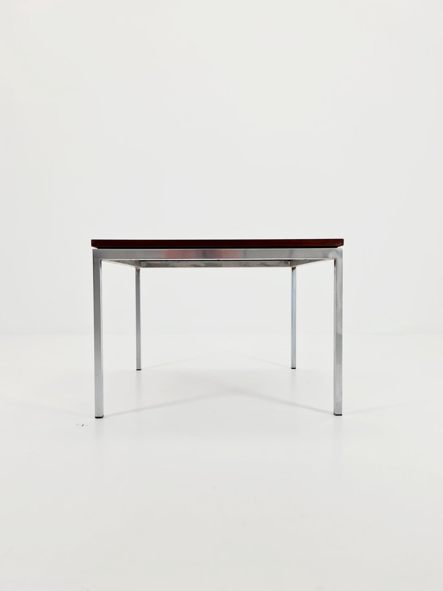 German Teak with chrom legs Coffee /Side Table Table by By knoll international , 1960s