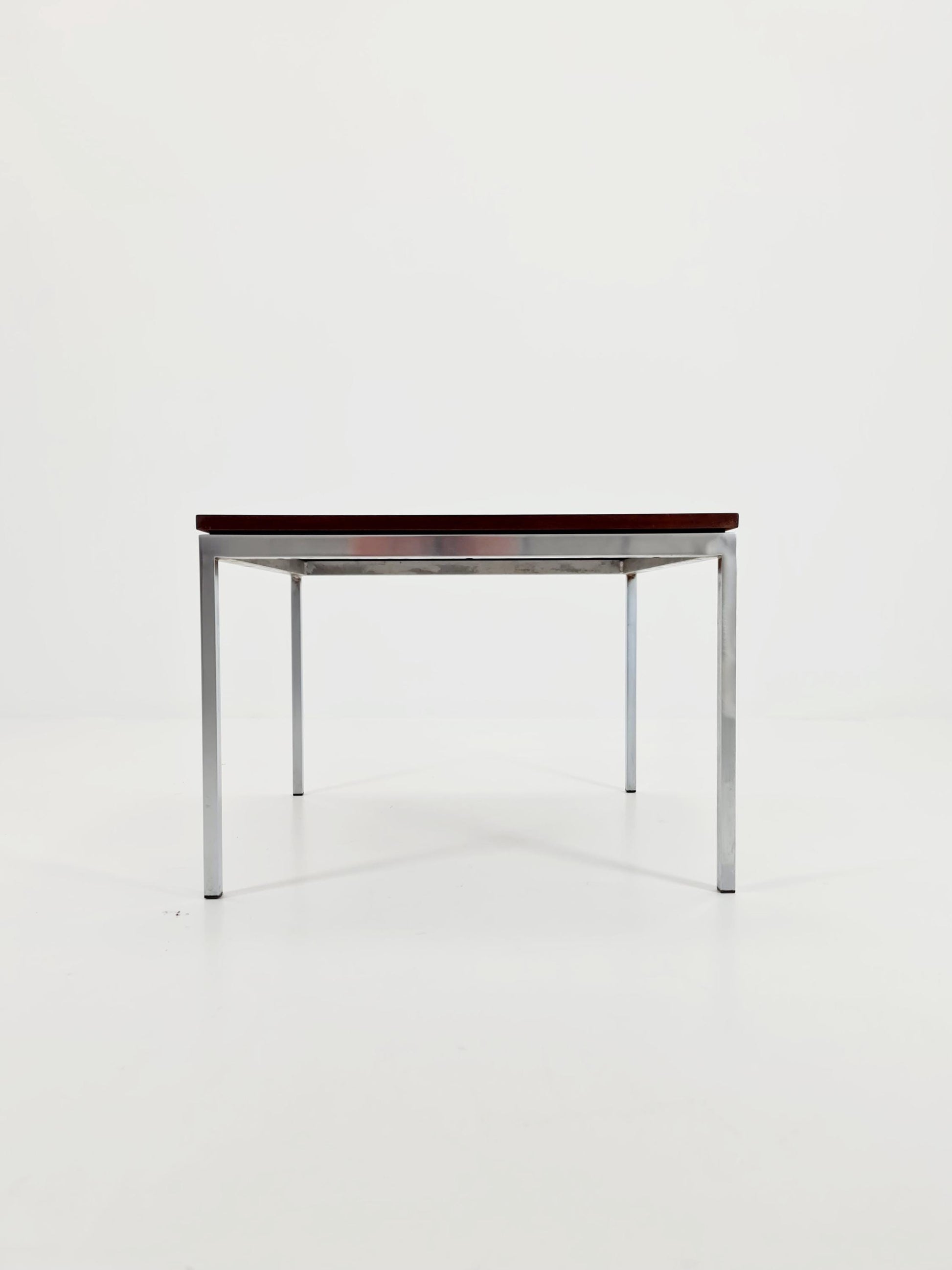 German Teak with chrom legs Coffee /Side Table Table by By knoll international , 1960s