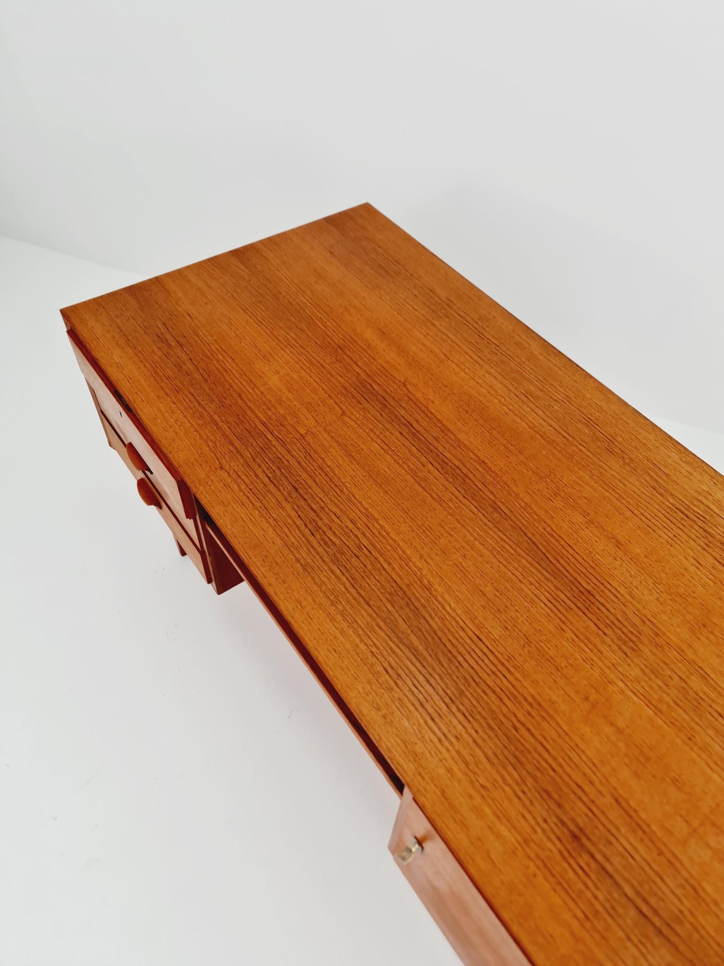 German teak desk by Hilker for Omnia, 1960s