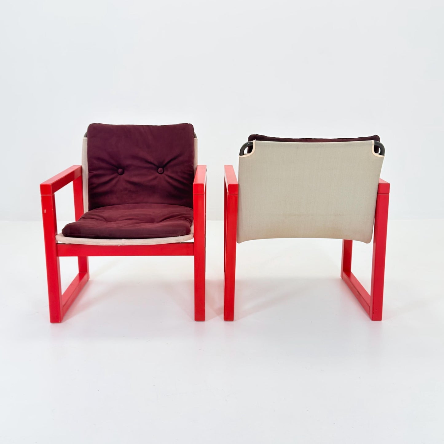 Mid Century Diana Safari Lounge Chairs – Set of Two by Karin Mobring for IKEA, 1970s