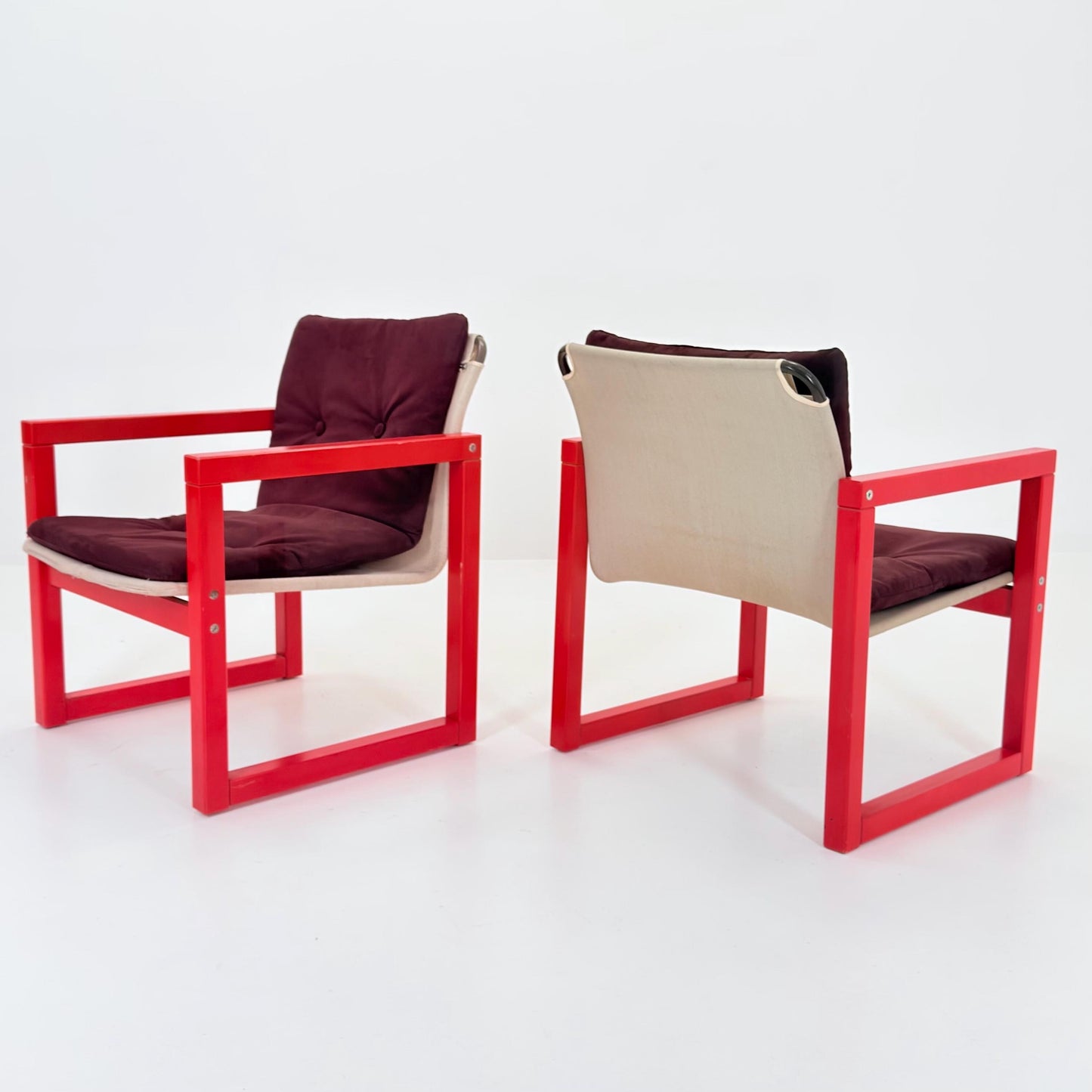 Mid Century Diana Safari Lounge Chairs – Set of Two by Karin Mobring for IKEA, 1970s