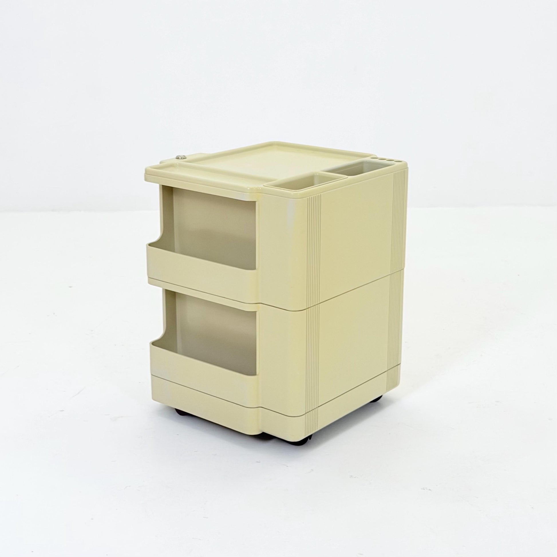 Rare Neolt Superstile Organizer Trolley | Italian Mid Century Storage Cart | Vintage ABS Office Design 1970s.