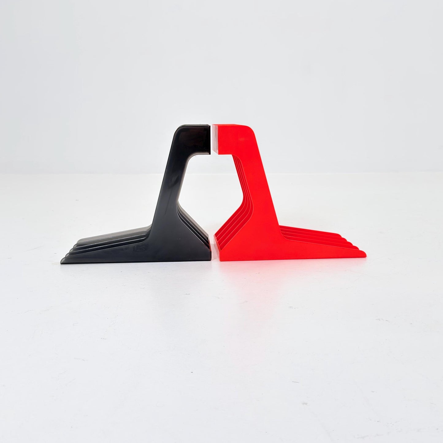 Set of 2 Spaceage Vintage LP rack by Gustavsberg Sven-Eric Juhlin 1970s