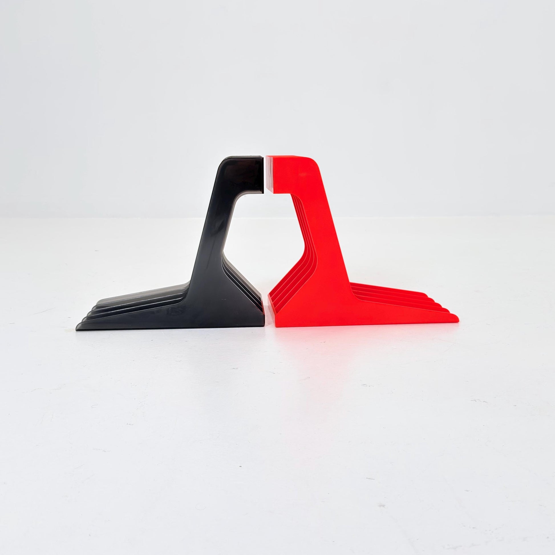 Set of 2 Spaceage Vintage LP rack by Gustavsberg Sven-Eric Juhlin 1970s