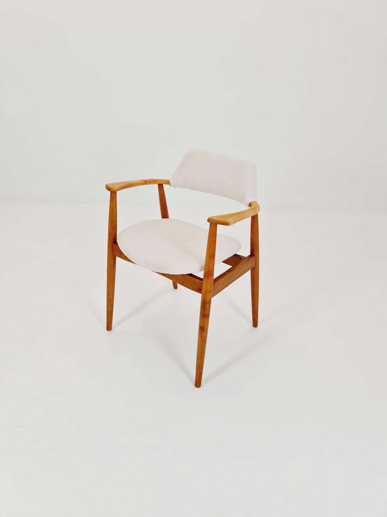 Mid century German beech armchair by Wilkhan from the 60s
