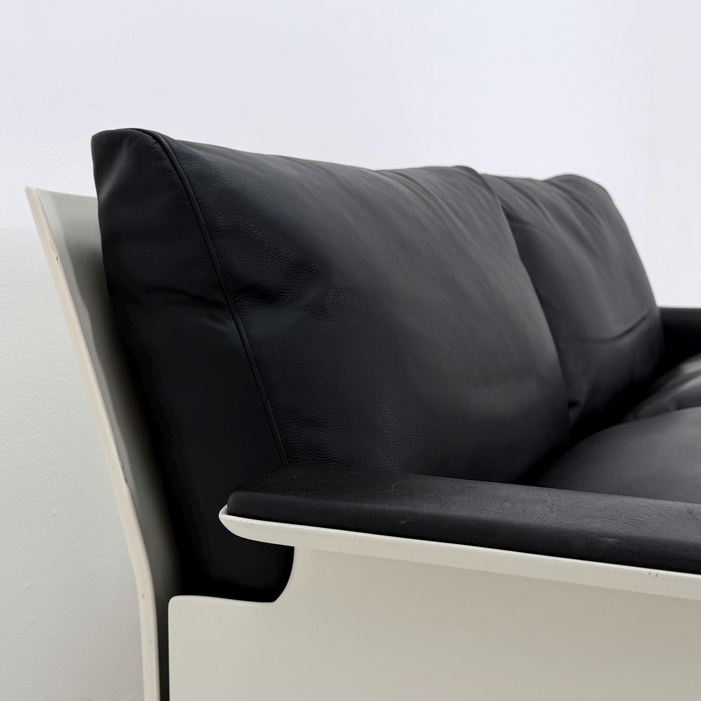 Mid century Ultra-Rare Space Age two seater sofa RZ62 by Dieter Rams for Vitsoe, 1960s Germany