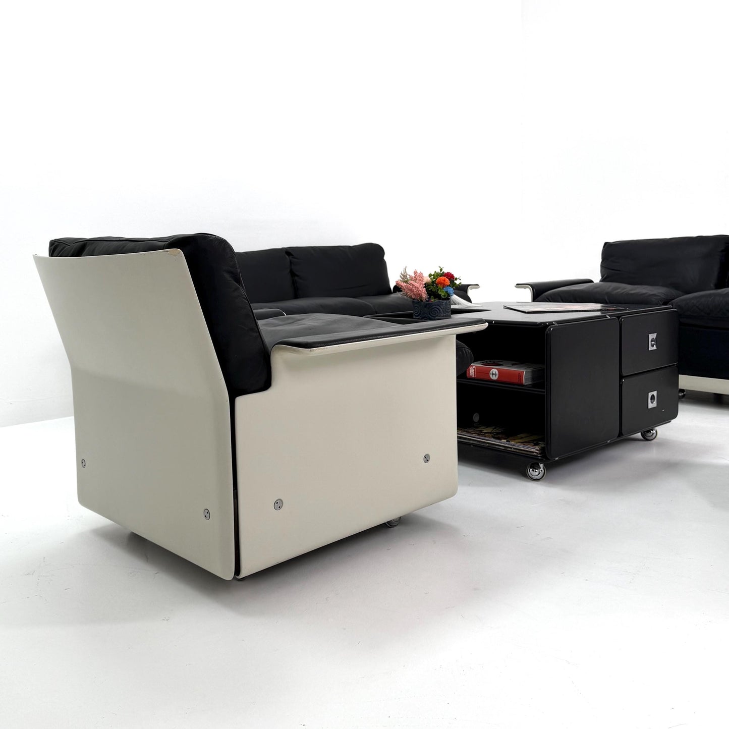 Mid century Ultra-Rare Space Age armchair RZ62 by Dieter Rams for Vitsoe, 1960s Germany