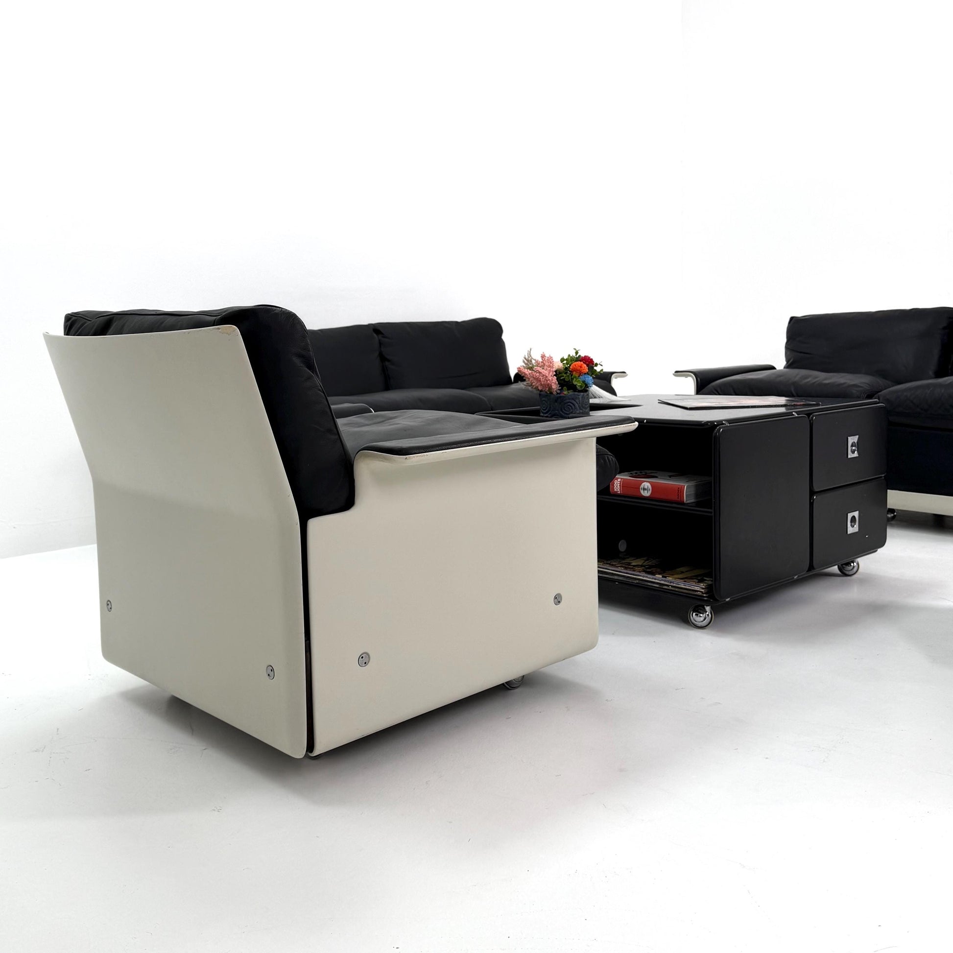 Mid century Ultra-Rare Space Age armchair RZ62 by Dieter Rams for Vitsoe, 1960s Germany