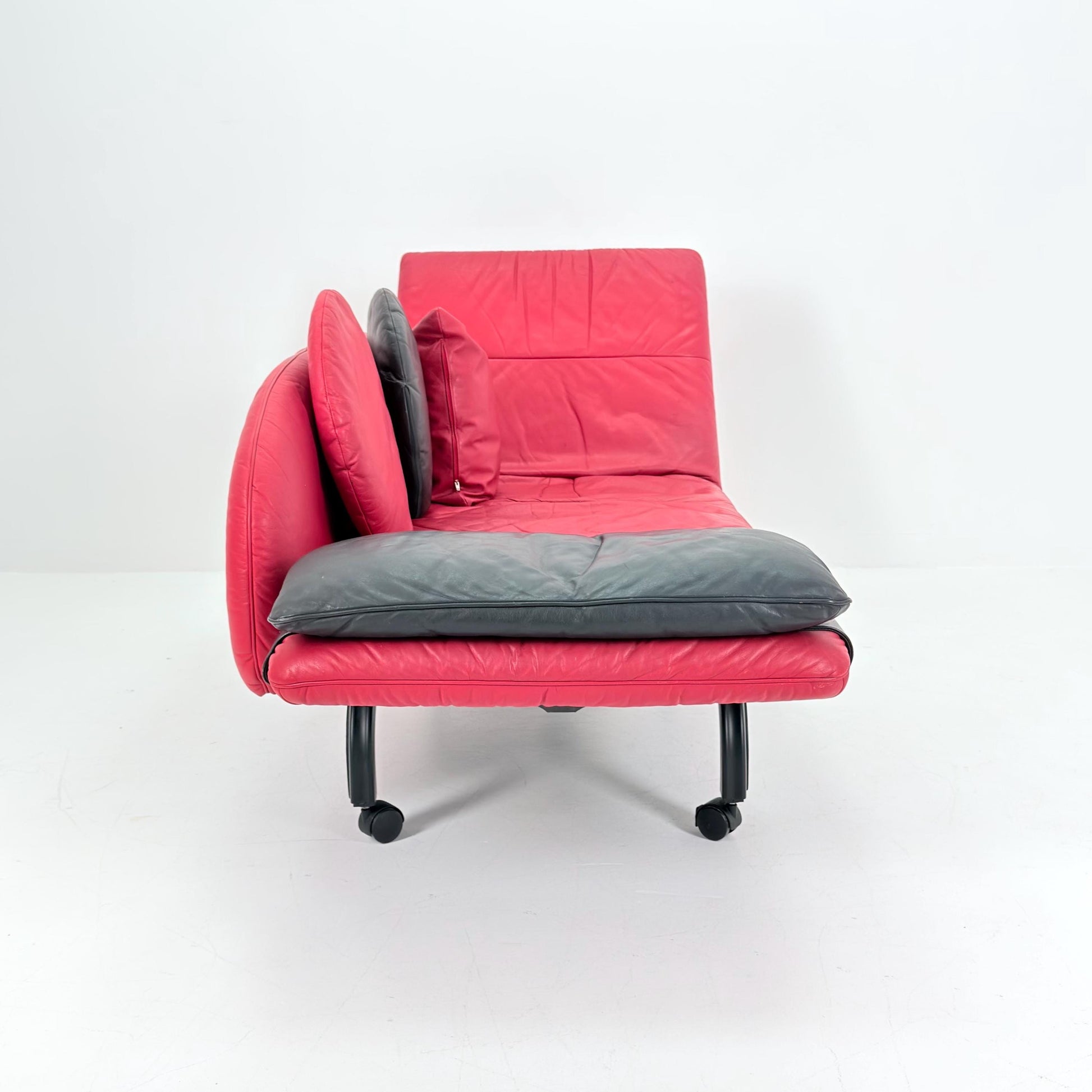 Rare Mid century Interprofil “BEO” Adjustable Chaise Lounge / Daybed by Toshiyuki Kita – 1980s