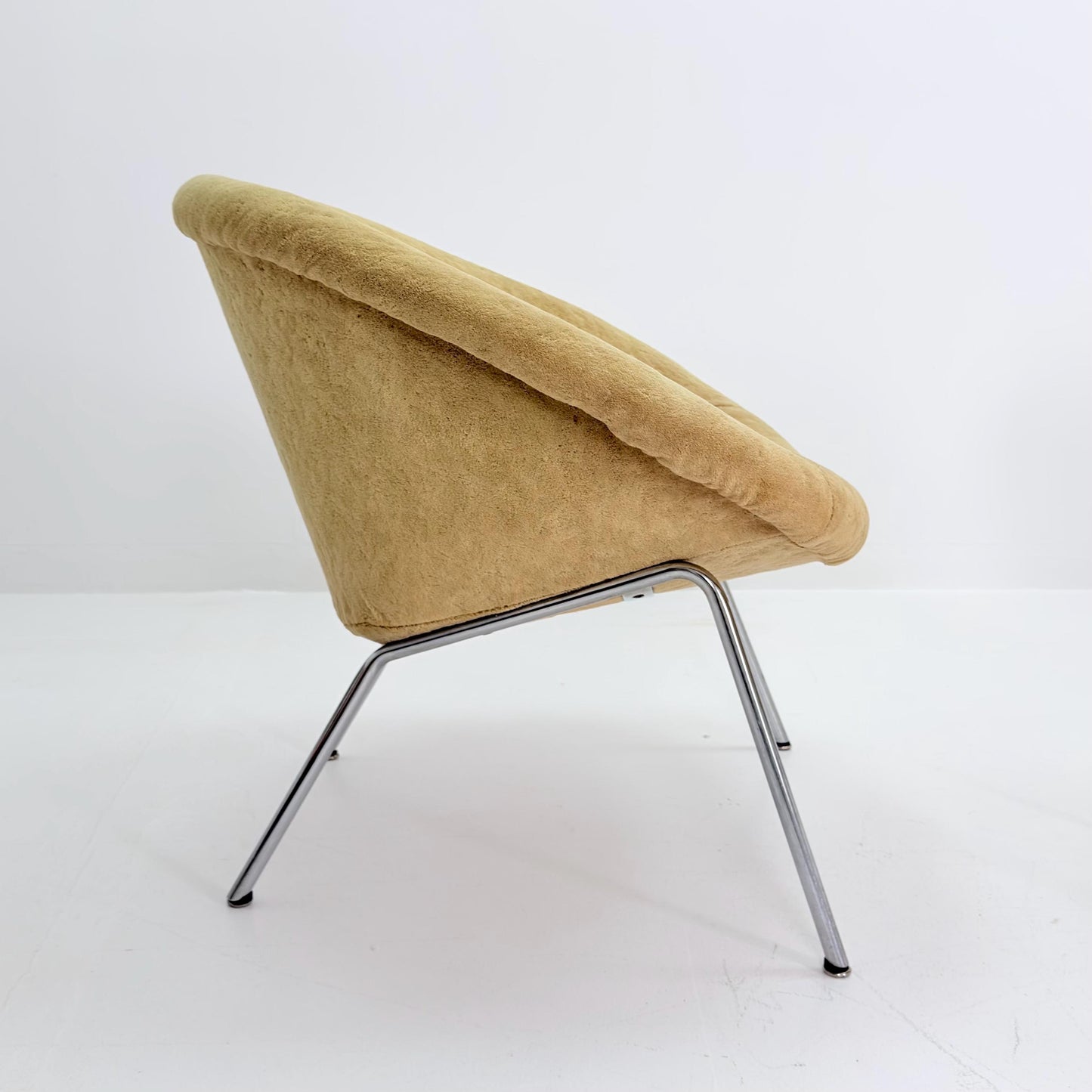 Set of 4 Walter Knoll 369 Lounge Chairs – Mid-Century Modern, Beige Mohair Wool, Germany 1970s