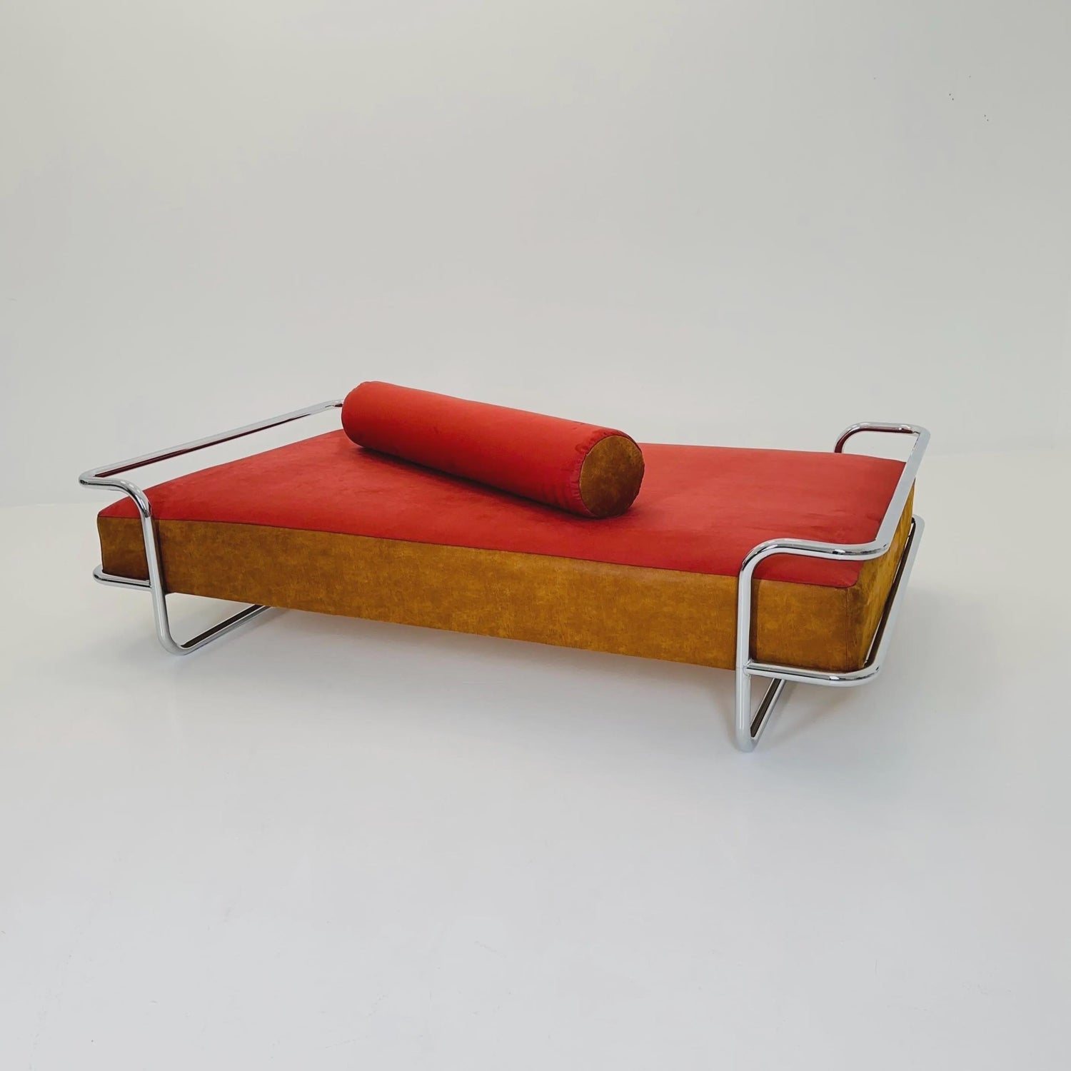 Mid century Iconic Bauhaus Vintage IKEA KROMVIK Chrome Bed by Knut Hagberg, 1980s Sweden