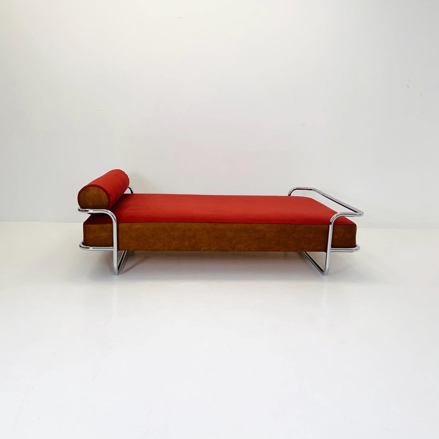 Mid century Iconic Bauhaus Vintage IKEA KROMVIK Chrome Bed by Knut Hagberg, 1980s Sweden