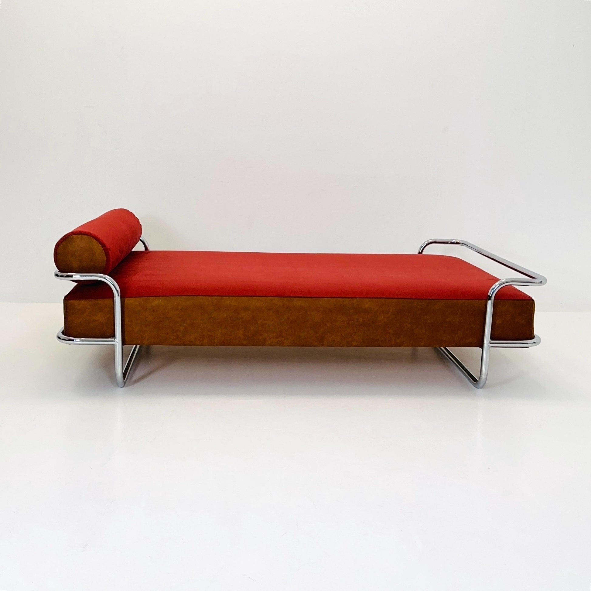 Mid century Iconic Bauhaus Vintage IKEA KROMVIK Chrome Bed by Knut Hagberg, 1980s Sweden