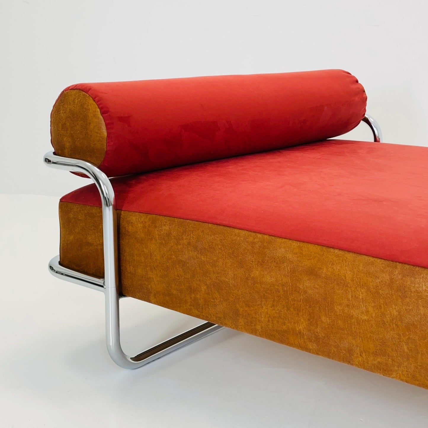 Mid century Iconic Bauhaus Vintage IKEA KROMVIK Chrome Bed by Knut Hagberg, 1980s Sweden