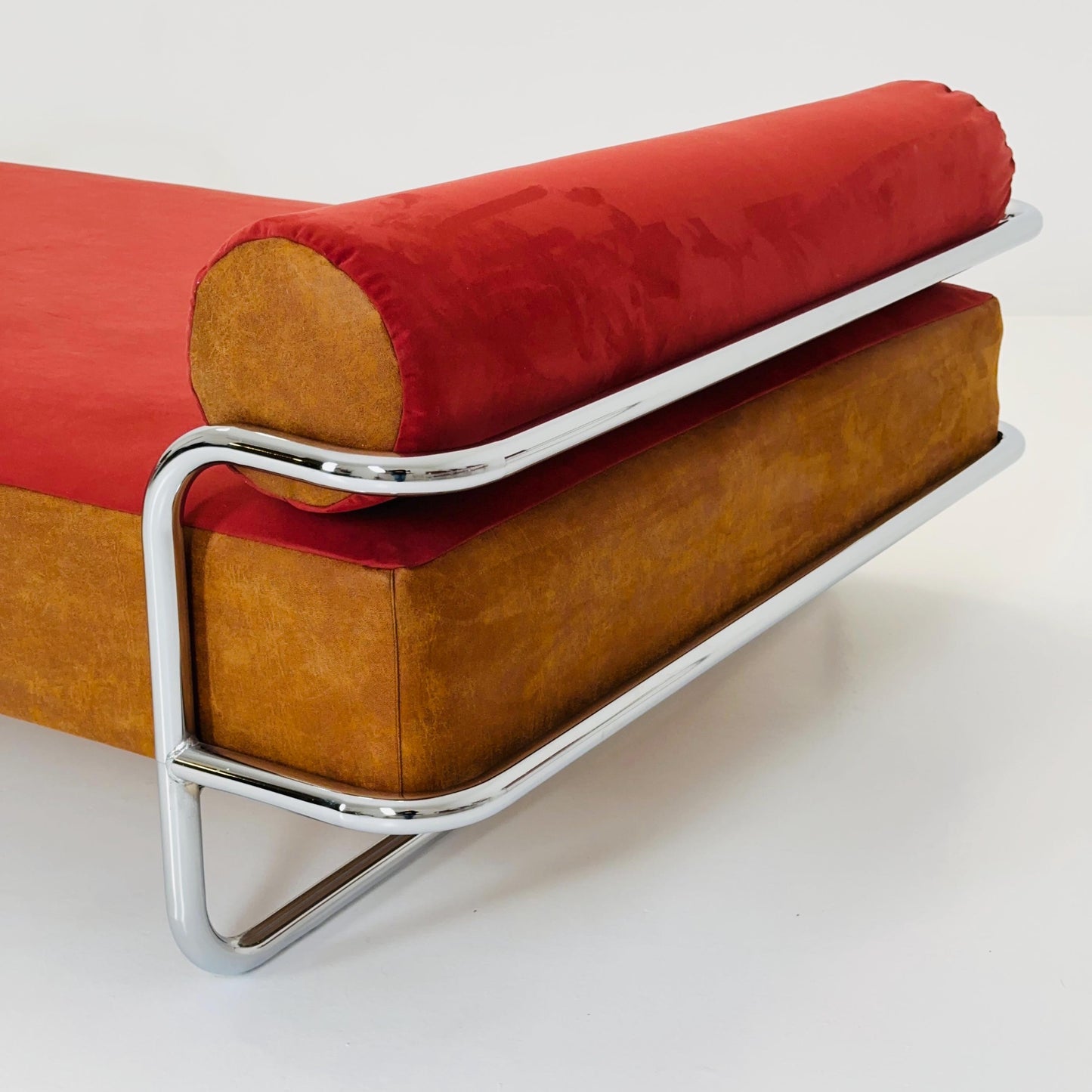 Mid century Iconic Bauhaus Vintage IKEA KROMVIK Chrome Bed by Knut Hagberg, 1980s Sweden