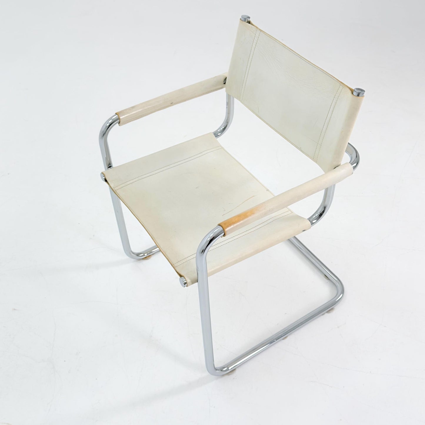 Mid century Bauhaus B34 Cantilever armChair by Mart Stam for Jox Interni, Italy 1980s