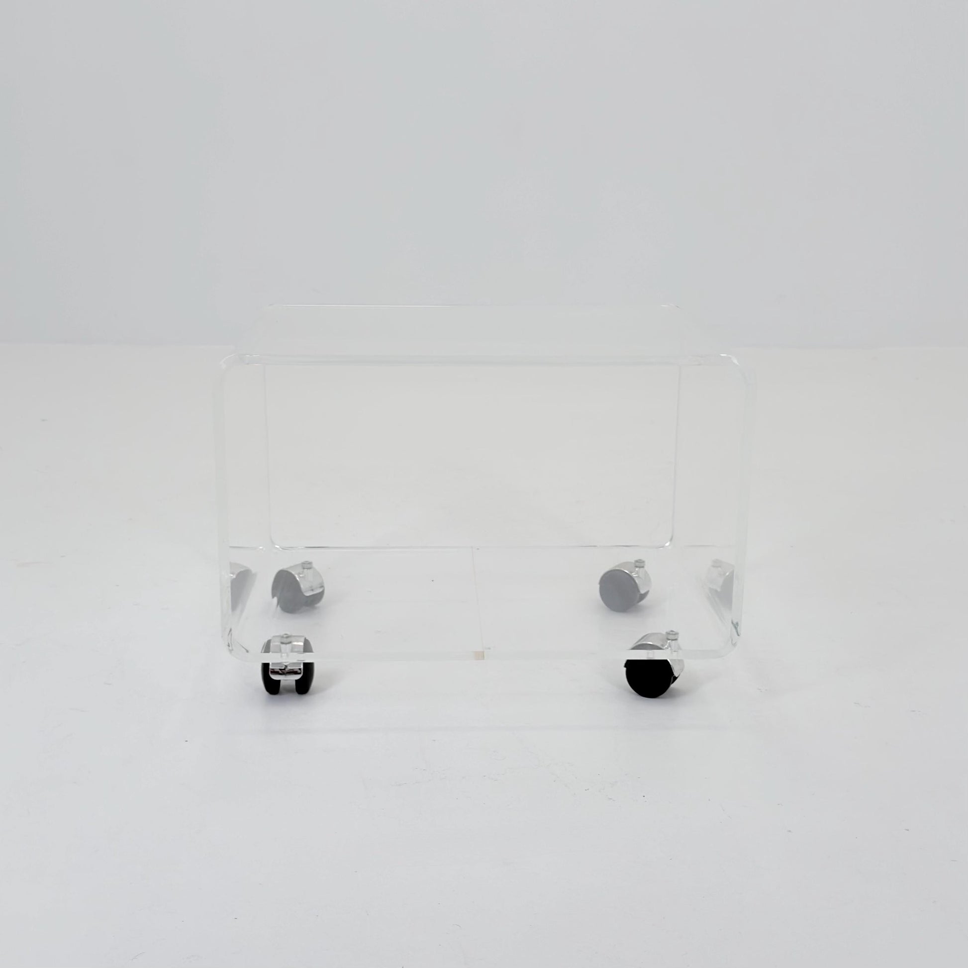 Space age Plexiglass Trolley-side table by Michel Dumas for Roche Bobois 1970s