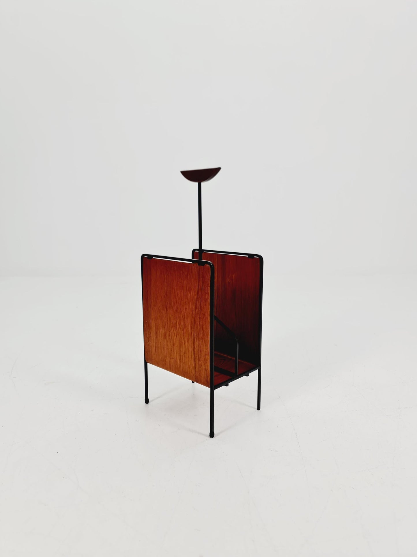 Danish Mid century Solid teak magazine rack 1960s
