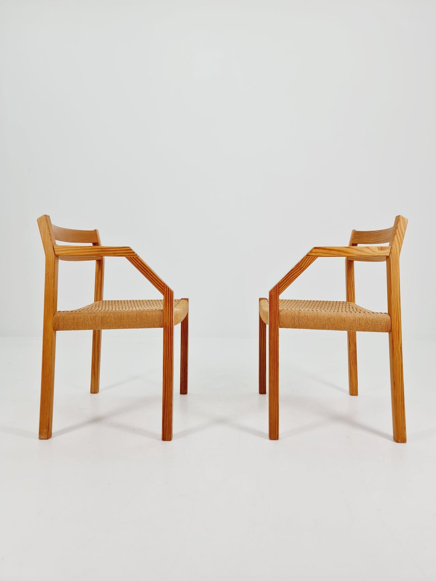 Super rare Oak Armchair bench By Niels Otto Moller for J.LMollers model Nr 404 .1960s