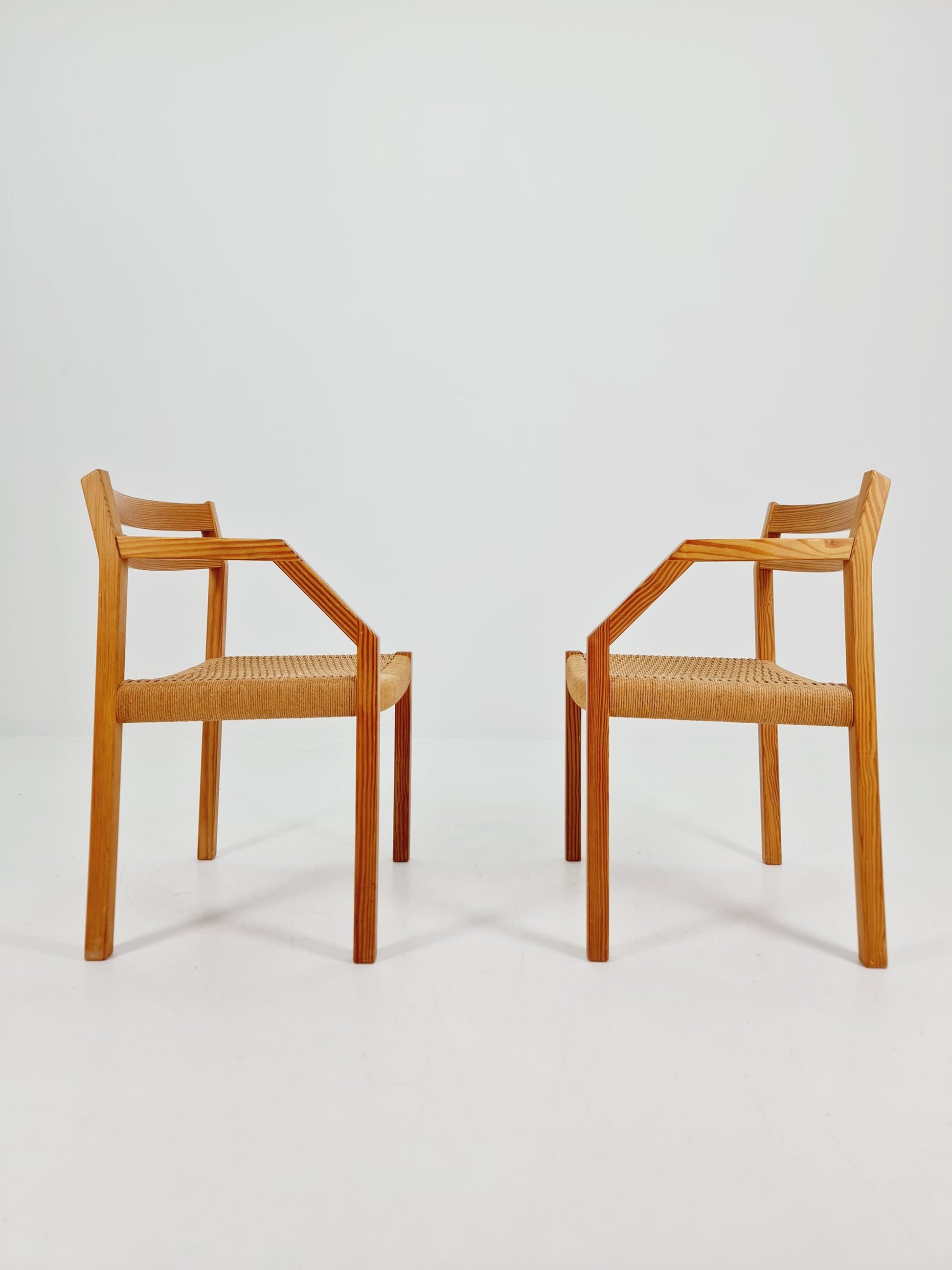 Super rare Oak Armchair bench By Niels Otto Moller for J.LMollers model Nr 404 .1960s